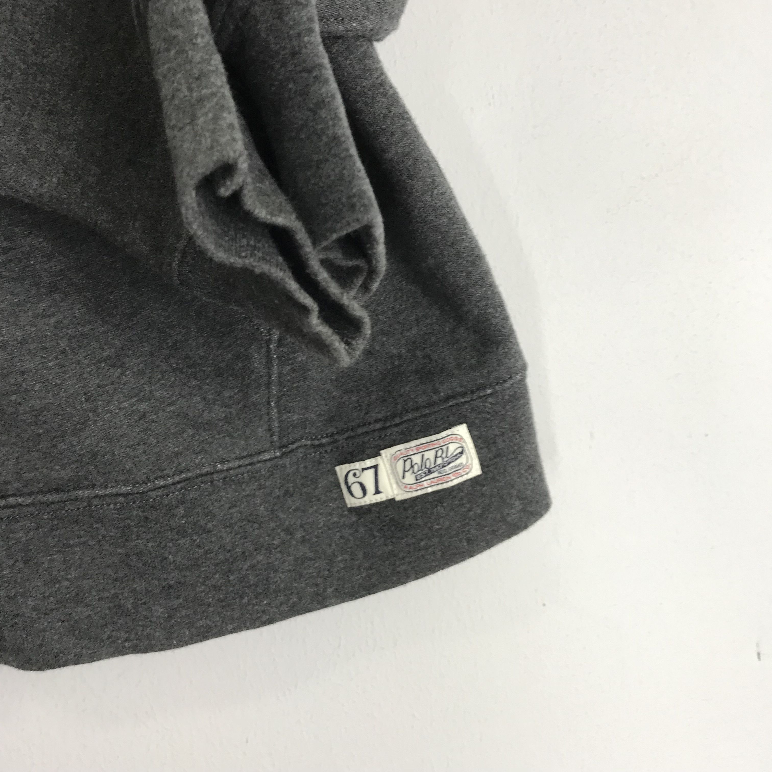 Polo Ralph Lauren Vintage Polo Ralph Lauren Spell Out Big Logo Polo Hoodie Size US M / EU 48-50 / 2 - 5 Thumbnail