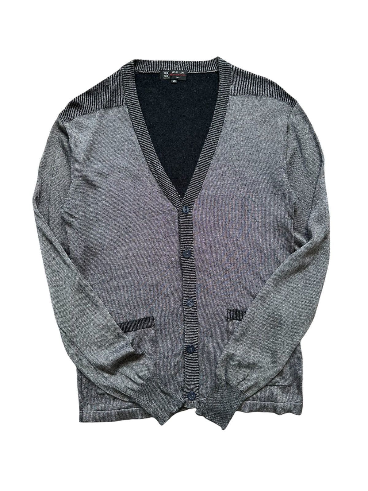 Michel Klein 00's MK Homme - Avantgarde knit cardigan Size US S / EU 44-46 / 1 - 2 Thumbnail
