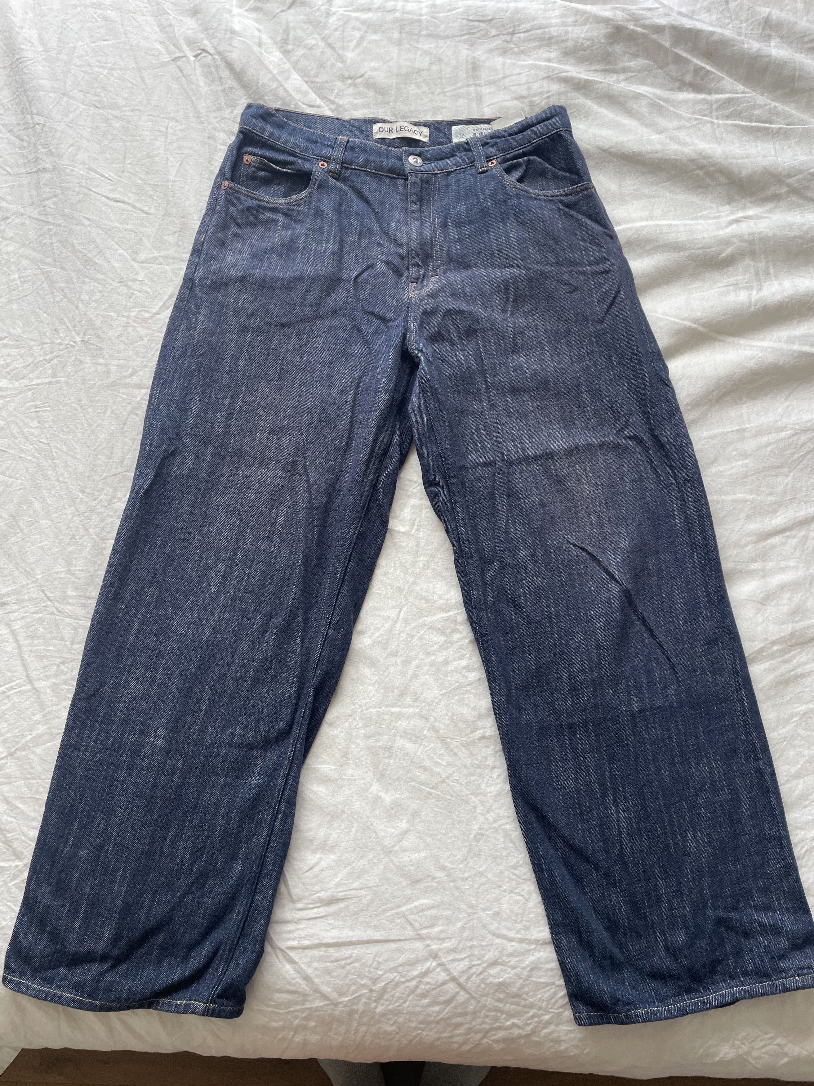 Our Legacy Our Legacy Vast Cut Forever Blue Drape Denim | Grailed