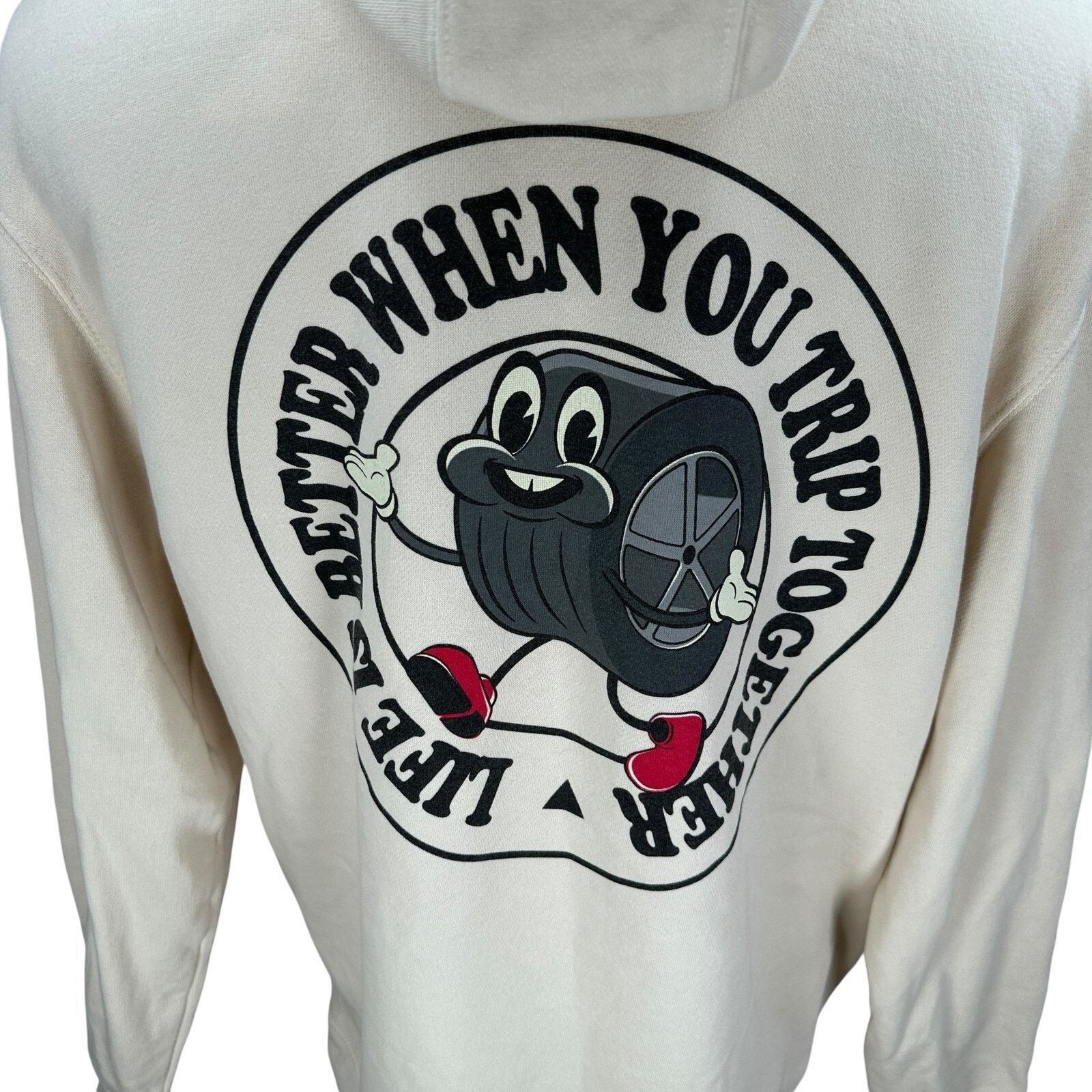 Other Sturniolo Triplets Let’s Trip Wheelie Hoodie Men L Cream Size US L / EU 52-54 / 3 - 5 Thumbnail