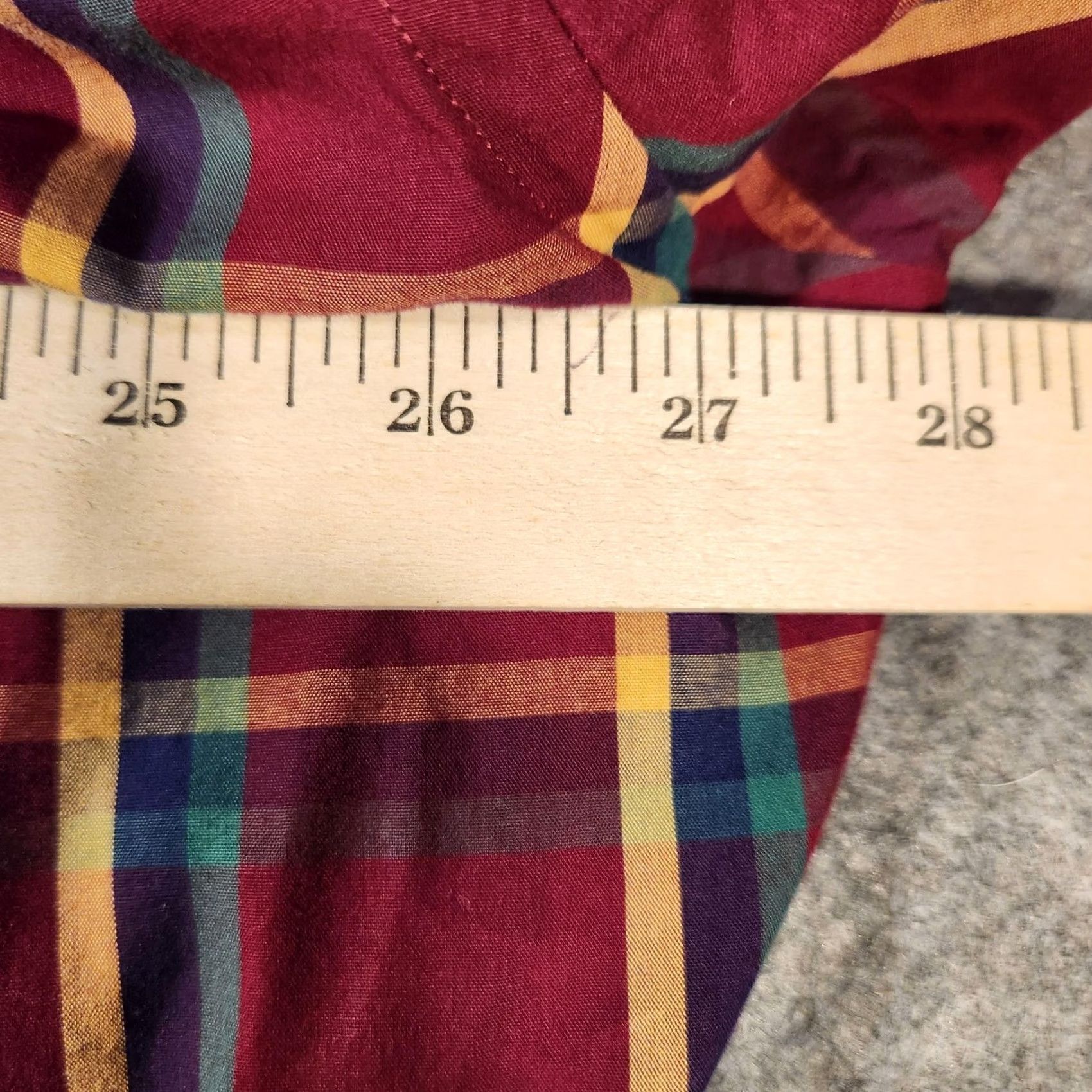 Faconnable VINTAGE Faconnable Shirt Mens 2XL Red Plaid Button-Down Long Sleeve 90s Size US XXL / EU 58 / 5 - 7 Thumbnail