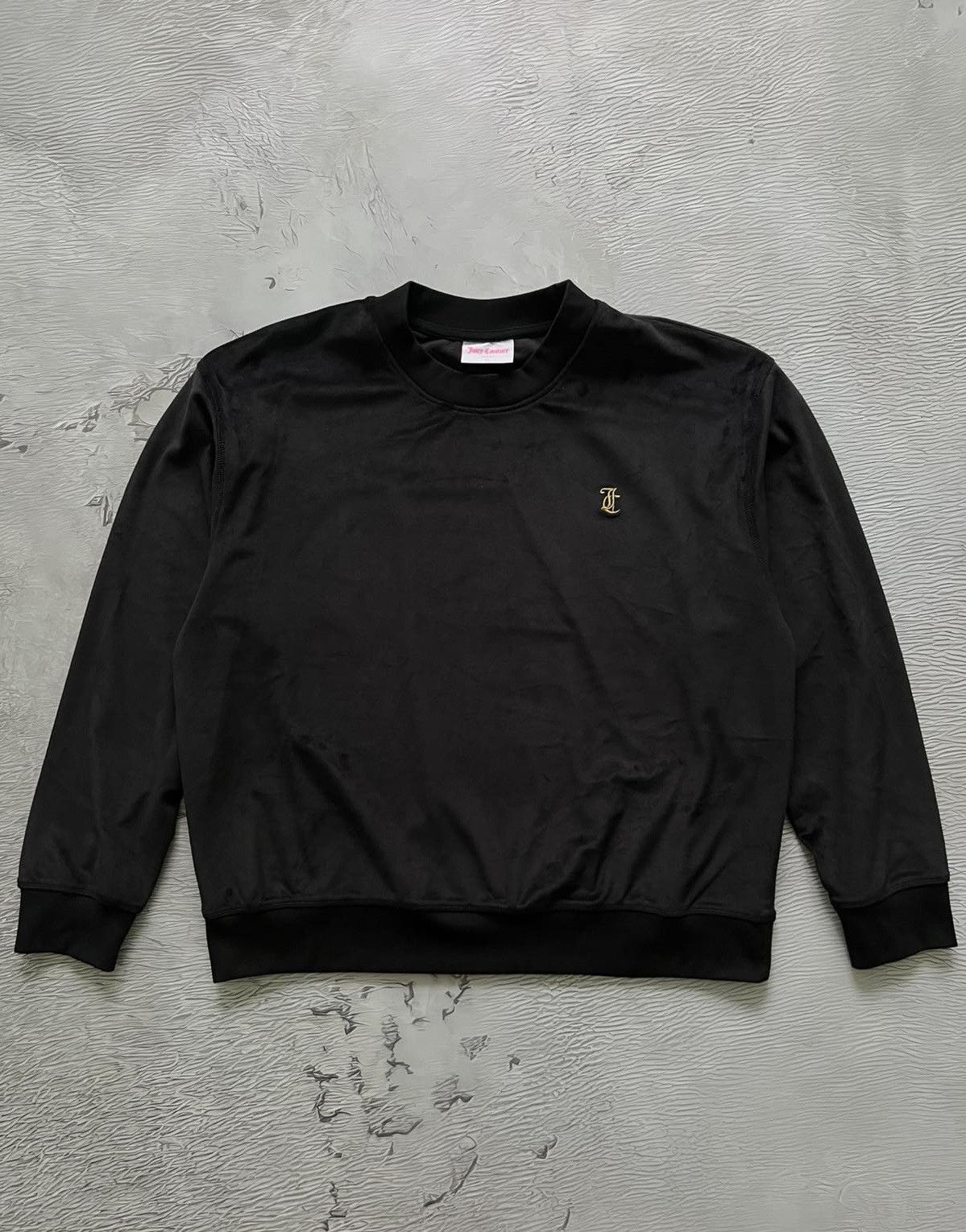 Juicy Couture Juicy Couture Sport Velure Sweatshirt Women Black Size XL / US 12-14 / IT 48-50 - 3 Thumbnail