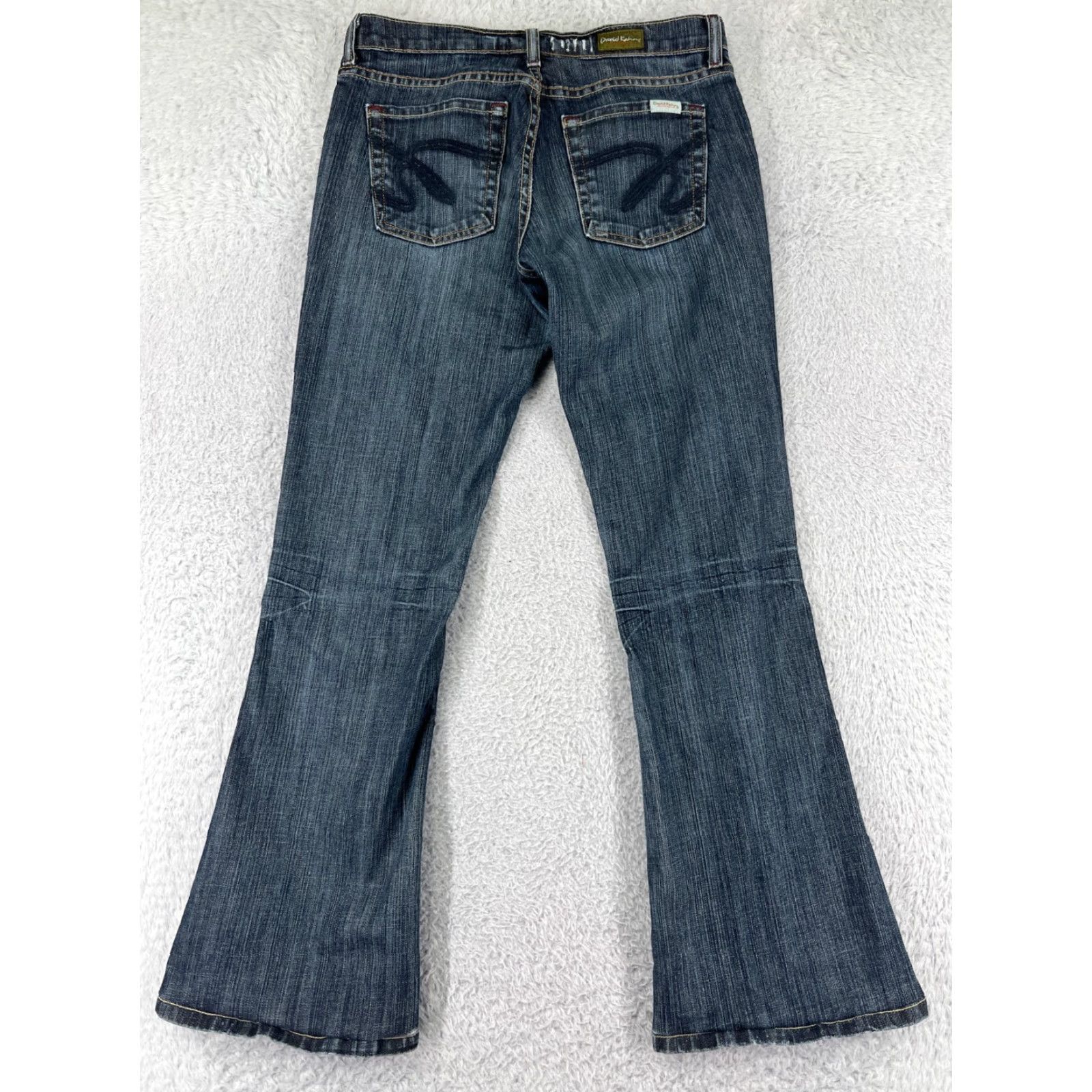 Vintage David Kahn Jeans Women 28 Blue Bootcut Embroidered Made In USA Nikki Size 28" / US 6 / IT 42 - 2 Thumbnail