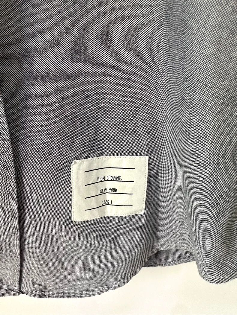 Thom Browne Thom Browne Light grey shirt Size US S / EU 44-46 / 1 - 4 Thumbnail