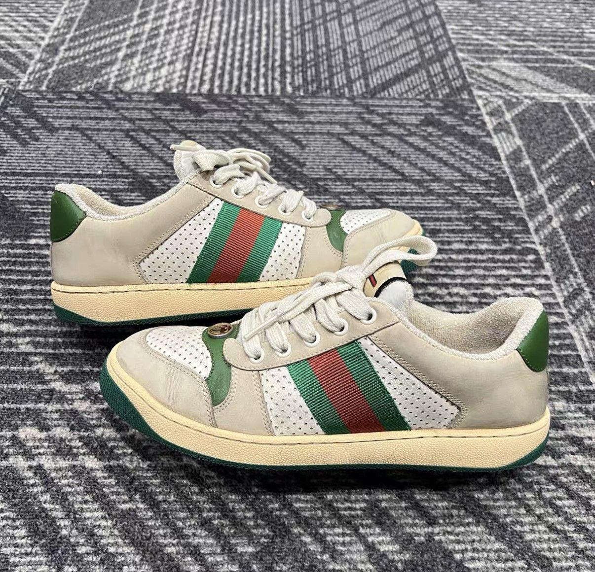 Gucci Gucci Screener Vintage Sneakers J42 Size US 7.5 / IT 37.5 - 4 Thumbnail