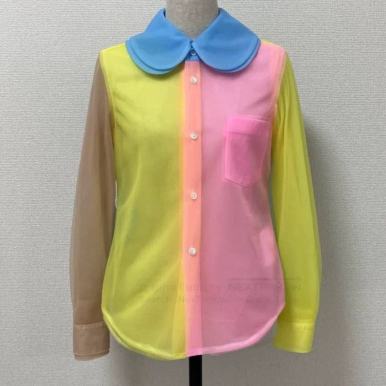 Comme des Garcons Comme Des Garcons Three-layer Perspective Round Neck Shirt Size XS / US 0-2 / IT 36-38 - 2 Thumbnail