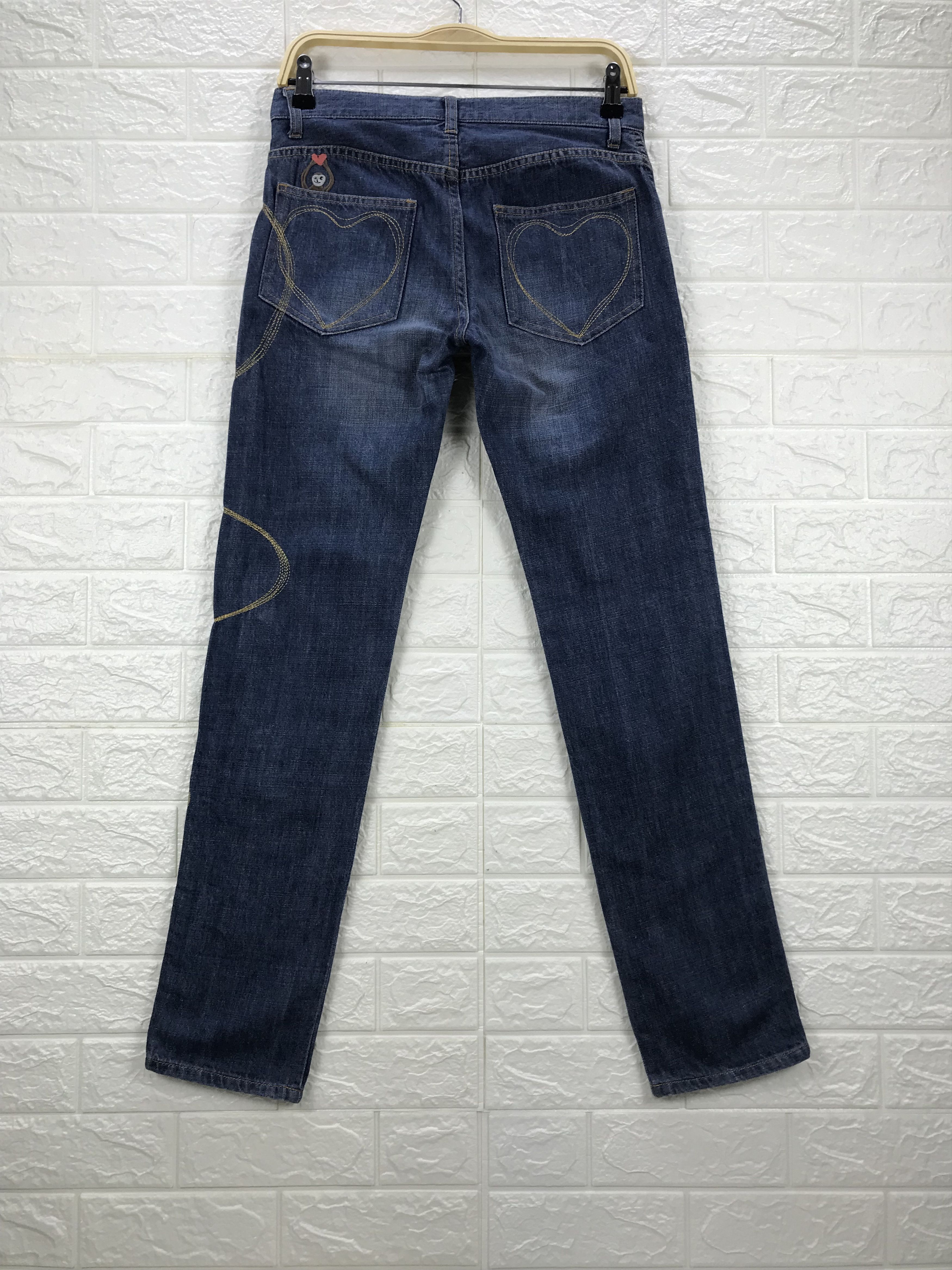 Tsumori Chisato Vintage Tsumori Chisato x Issey Miyake Embroidered Jeans Size 29" - 5 Thumbnail