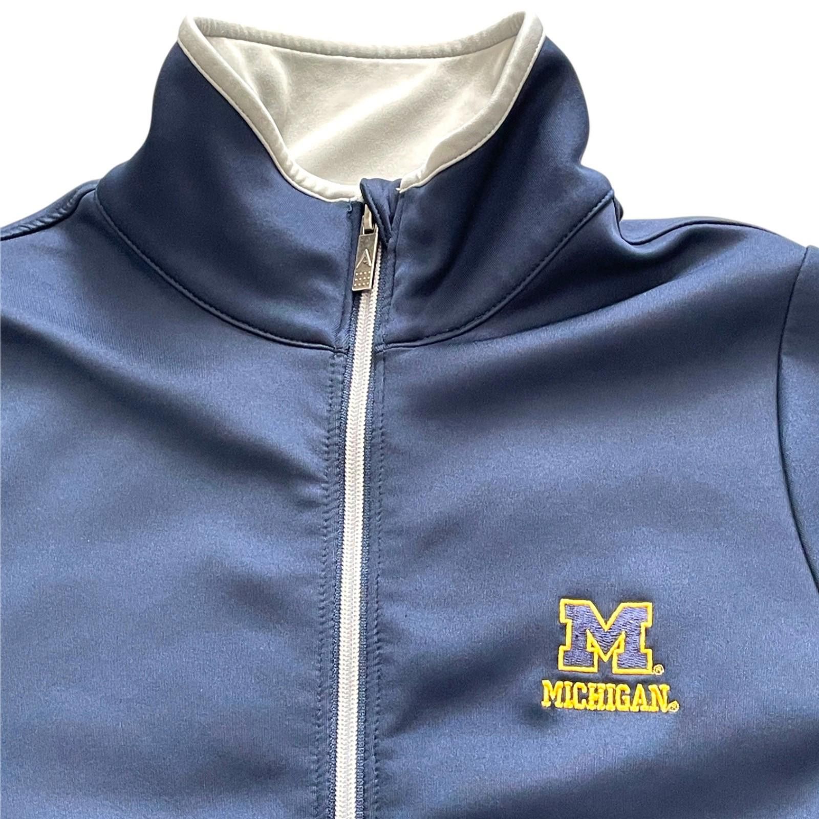 Antigua Women’s Michigan Wolverines Antigua Full Zip Jacket Small Size ONE SIZE - 4 Thumbnail
