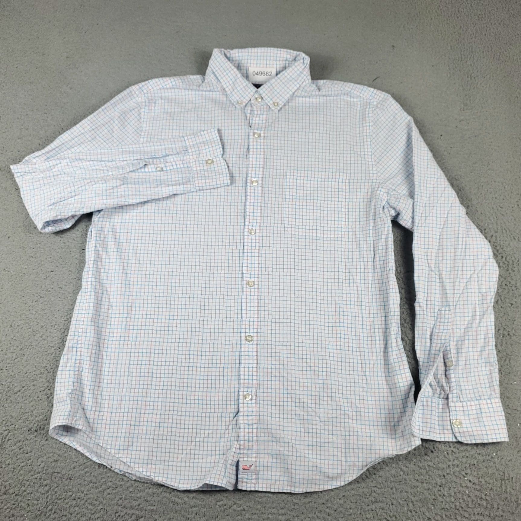 Vineyard Vines VINEYARD VINES Button-Up Shirt Mens Large Blue Check Long Sleeve Casual Classic Preppy Size US L / EU 52-54 / 3 - 2 Thumbnail