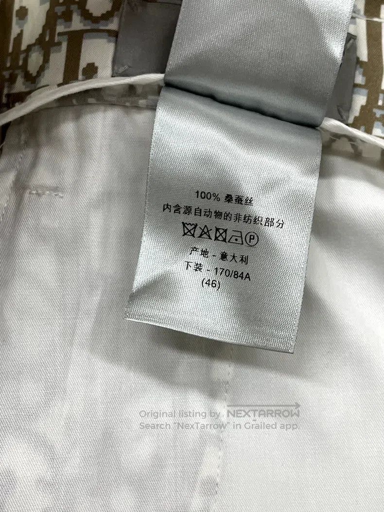 Dior Dior Old flower full logo silk shorts Size US 30 / EU 46 - 5 Thumbnail