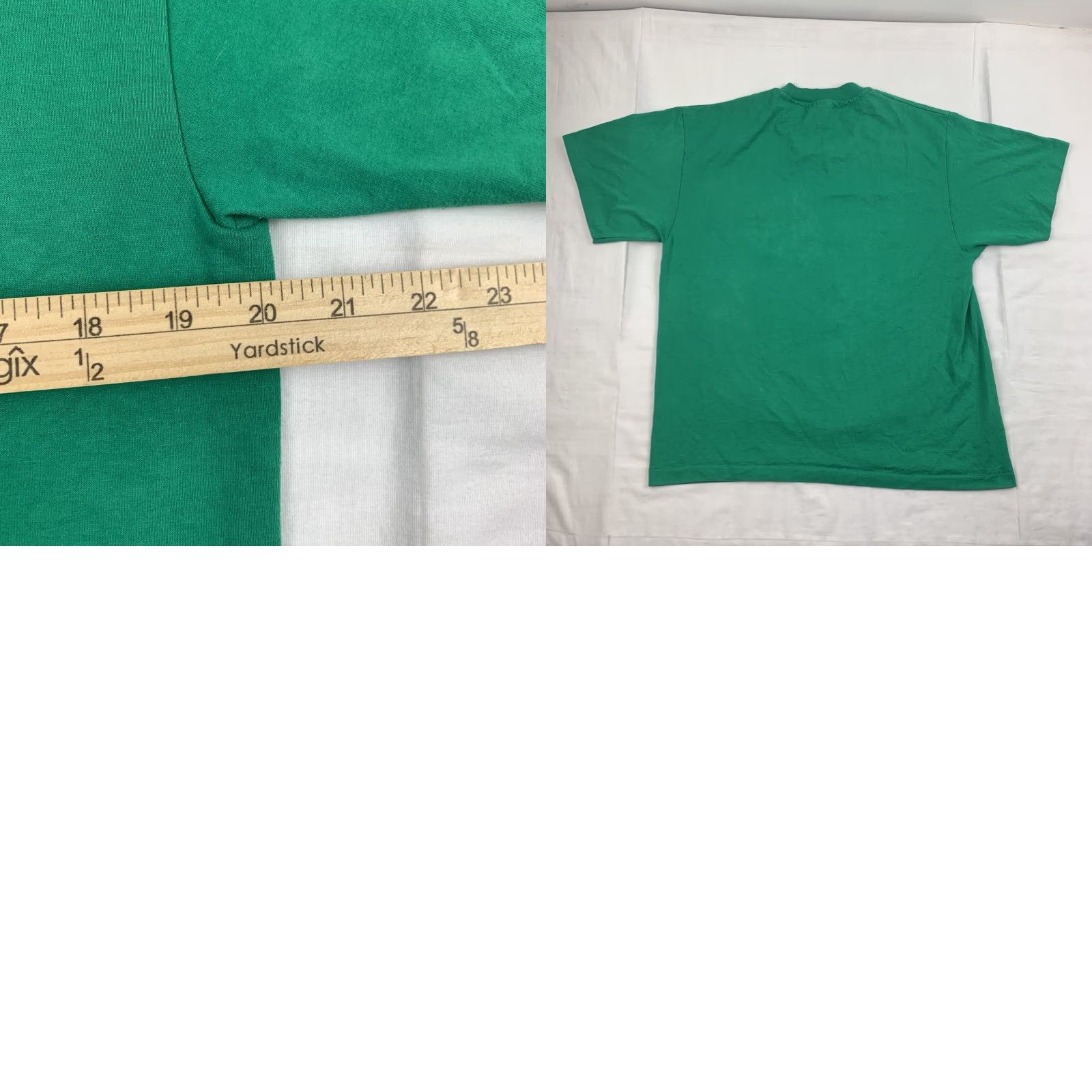 Hanes VINTAGE Mardi Gras Shirt Mens Adult L Green 90s Hanes T-Shirt Crew Neck Short Sleeve USA Size US L / EU 52-54 / 3 - 8 Thumbnail