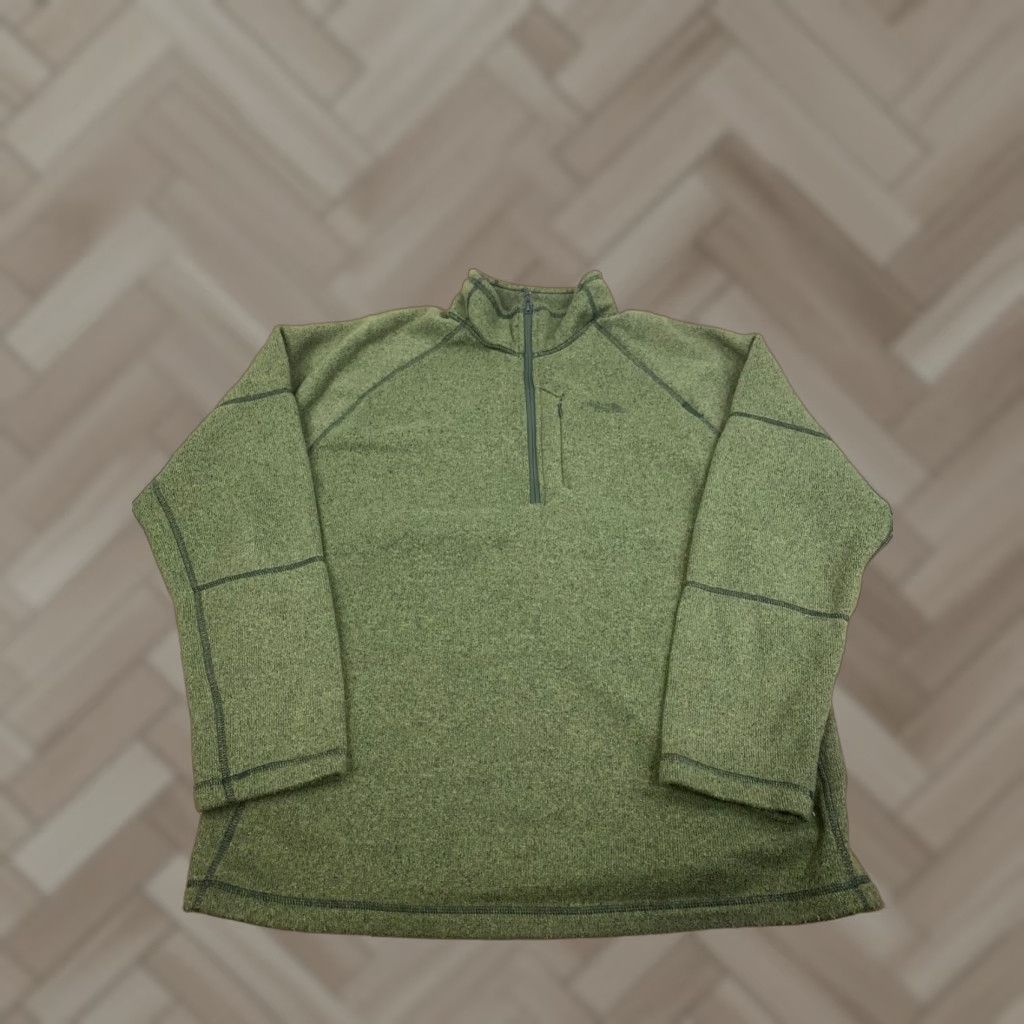 The North Face The North Face 1/4 Zip Fleece Pullover Mens XL Green Casual Outdoor 11327 Size US XL / EU 56 / 4 - 1 Thumbnail