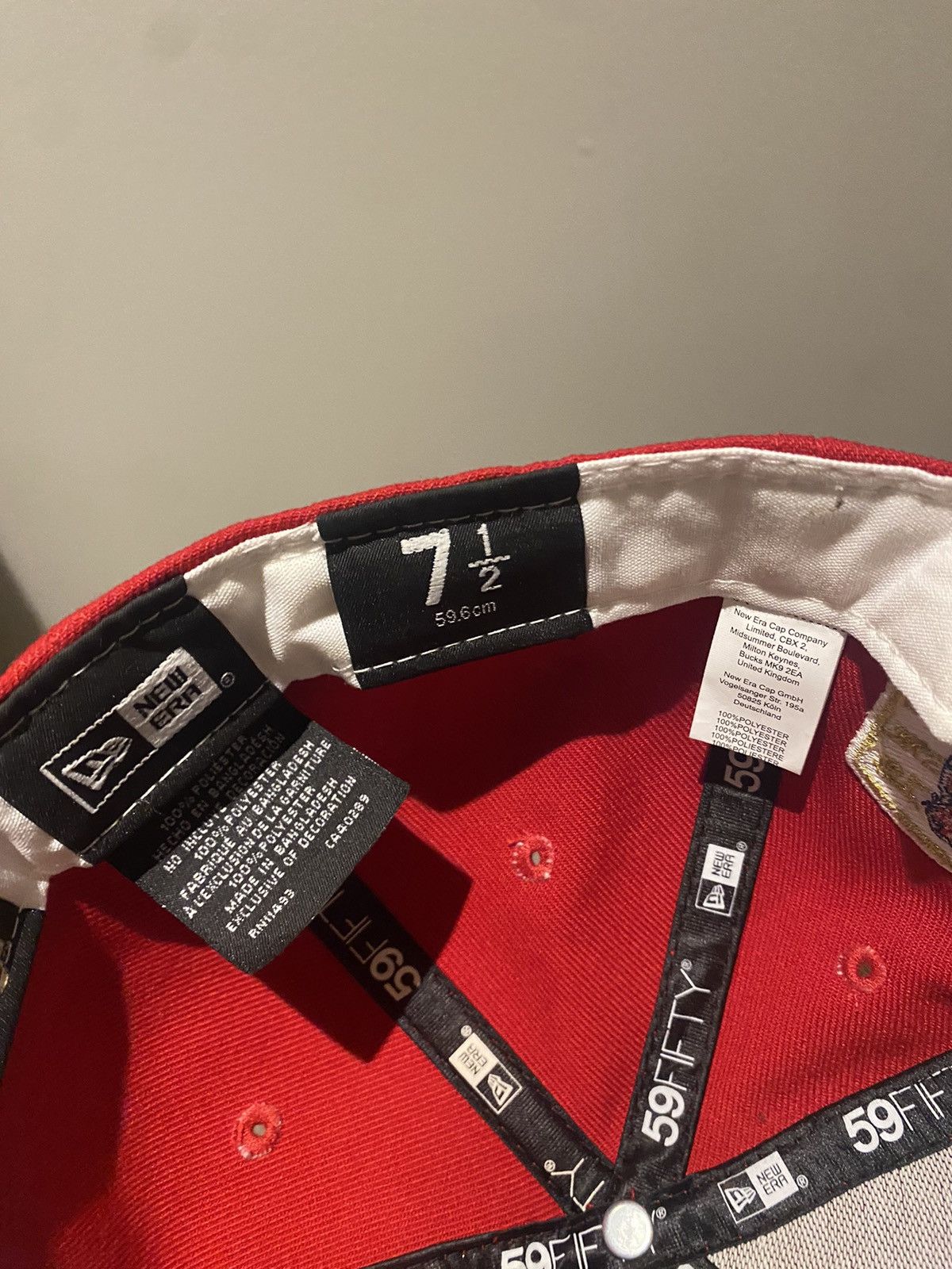 Hat Club × MLB × New Era RED NEW ERA ST. LOUIS CARDINALS 7 1/2 Size ONE SIZE - 4 Thumbnail