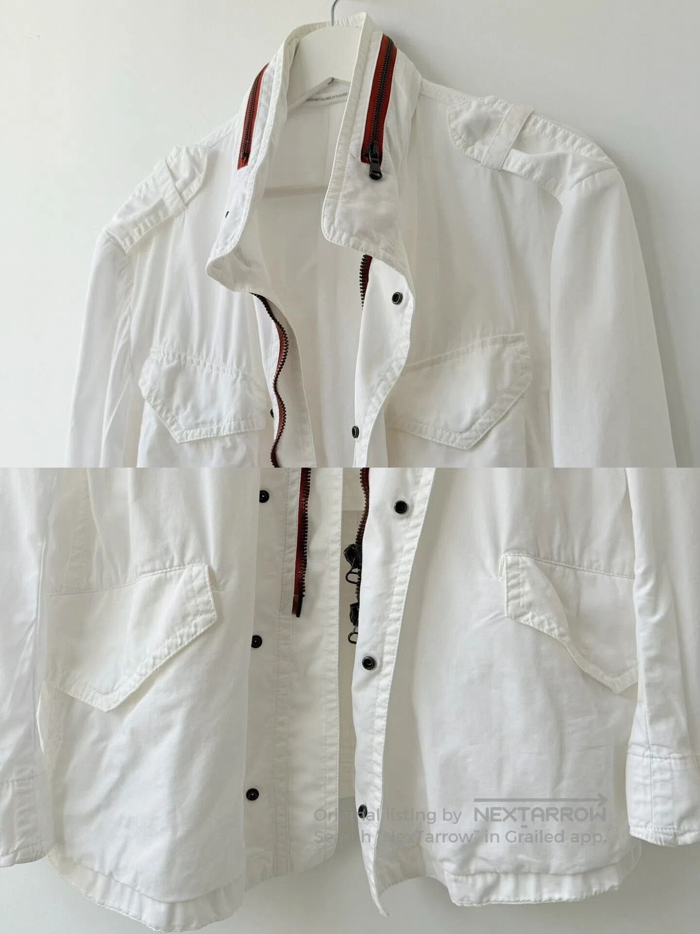 Y's for Men Yohji Yamamoto Y's White Utility Jacket. Size US M / EU 48-50 / 2 - 7 Thumbnail
