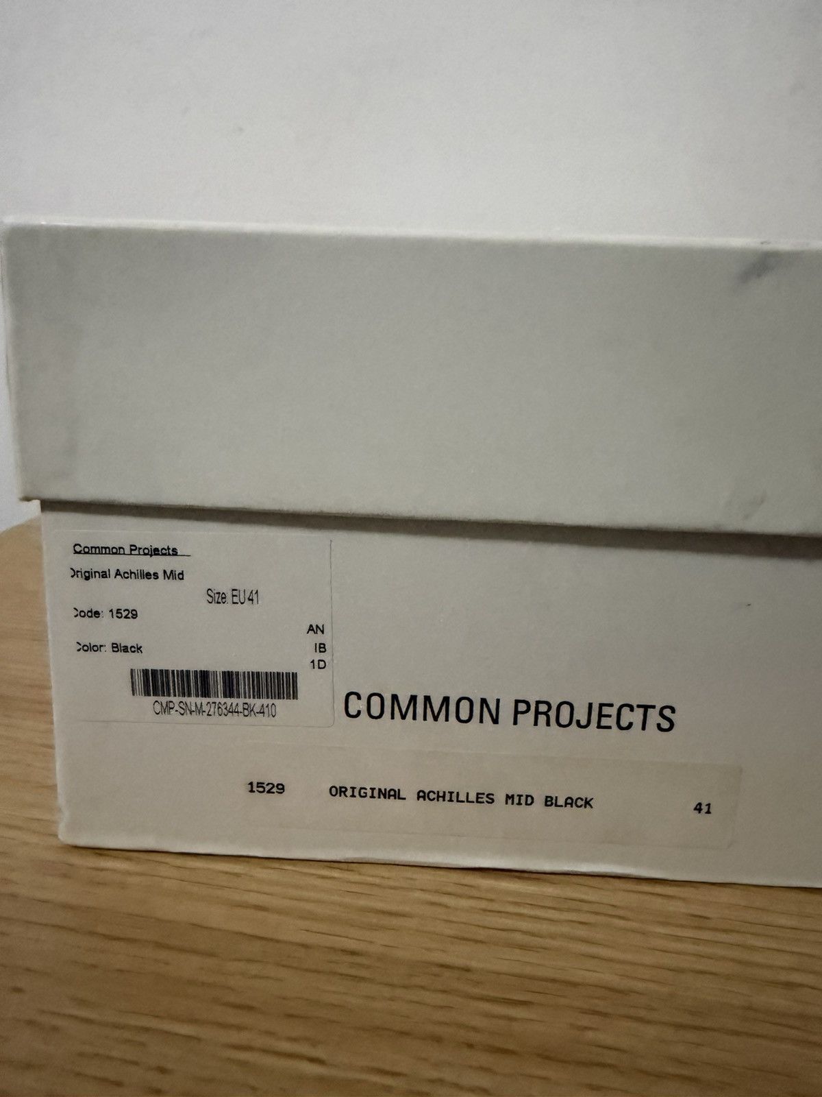 Common Projects BLACK COMMON PROJECTS ACHILLES US 8 41 HI TOP LUXARY SNEAKER Size US 8 / EU 41 - 10 Thumbnail