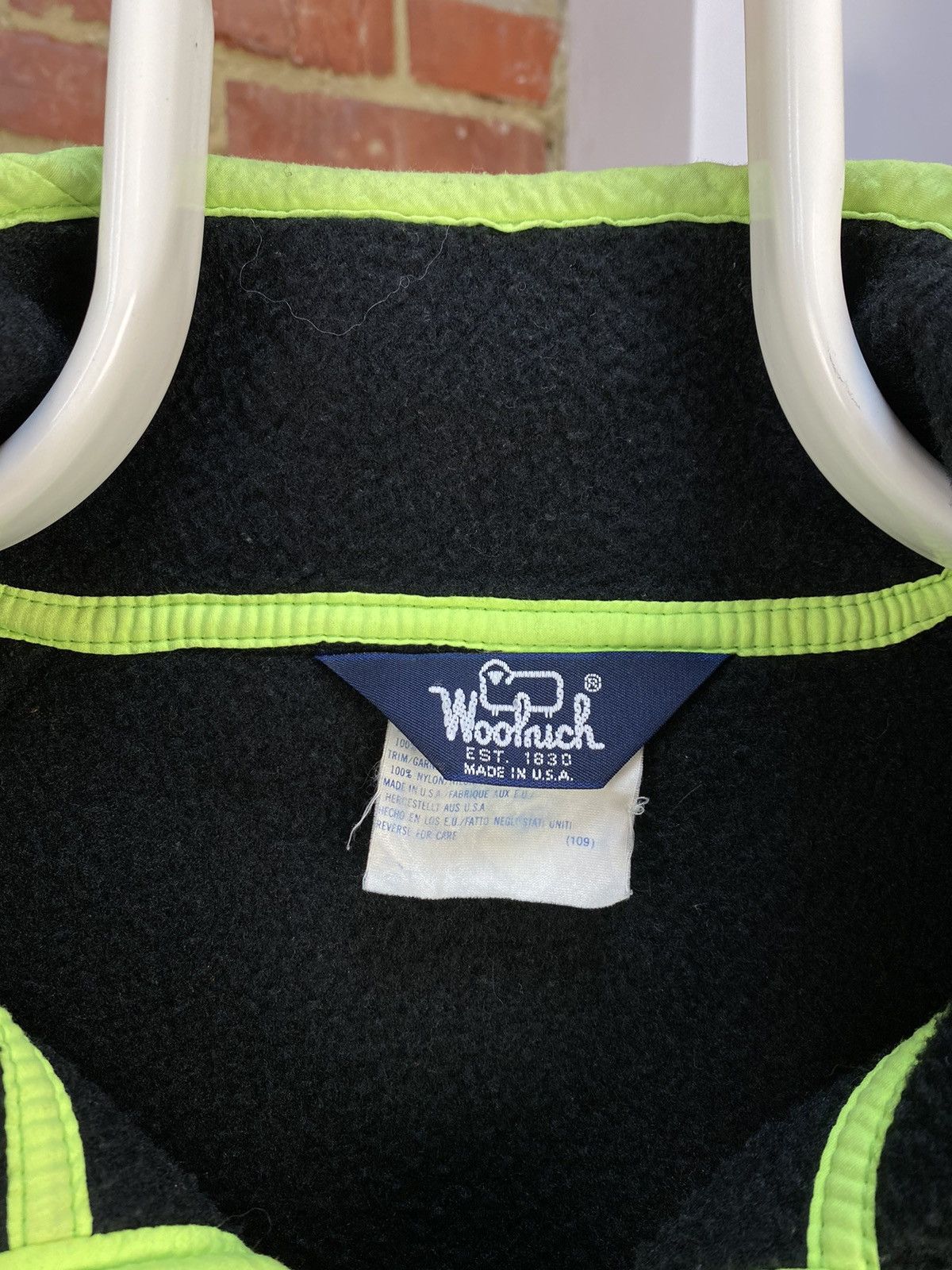 Vintage × Woolrich Woolen Mills WOOLRICH Sigmet Gear Vintage made in USA Fleece Pullover Size US L / EU 52-54 / 3 - 11 Thumbnail