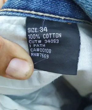 Volcom Vintage Volcom Baggy Cut "I Path" Jeans Denim Skater Y2K Size US 35 - 5 Thumbnail