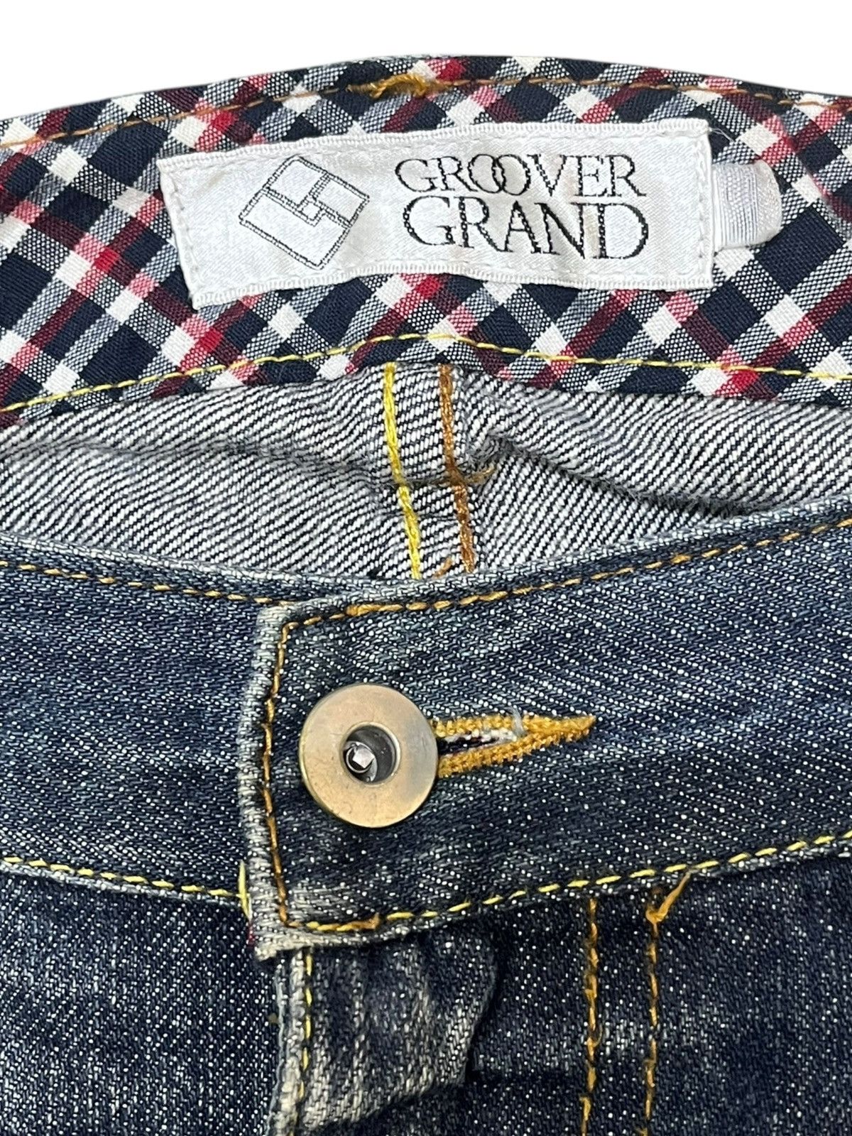JNCO × Japanese Brand Vintage Groove Grand Baggy Distressed Denim Size US 35 - 5 Thumbnail