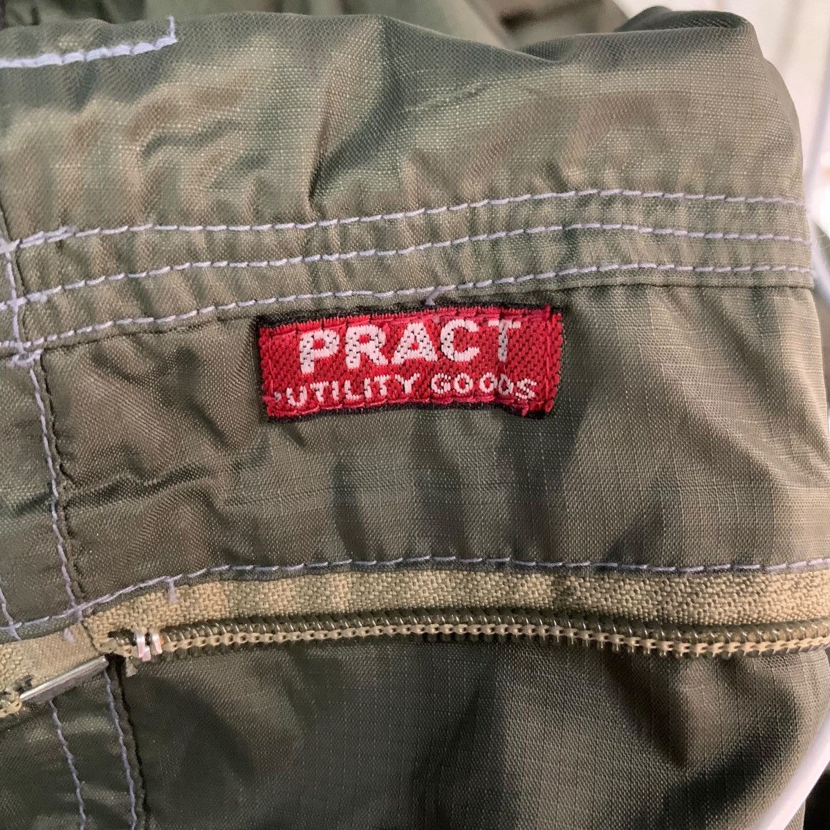 Japanese Brand PRACT STUDIO Utility Goods Green Nylon Pant #2543-C115 Size US 30 / EU 46 - 17 Thumbnail