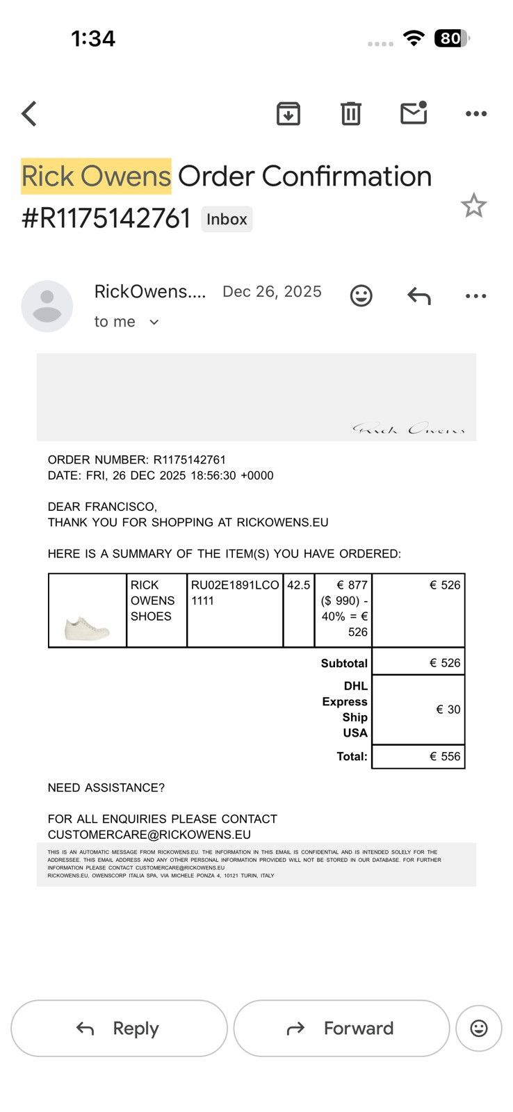 Rick Owens Rick owens leather ramones low top white milk sneakers Size US 9.5 / EU 42-43 - 17 Thumbnail