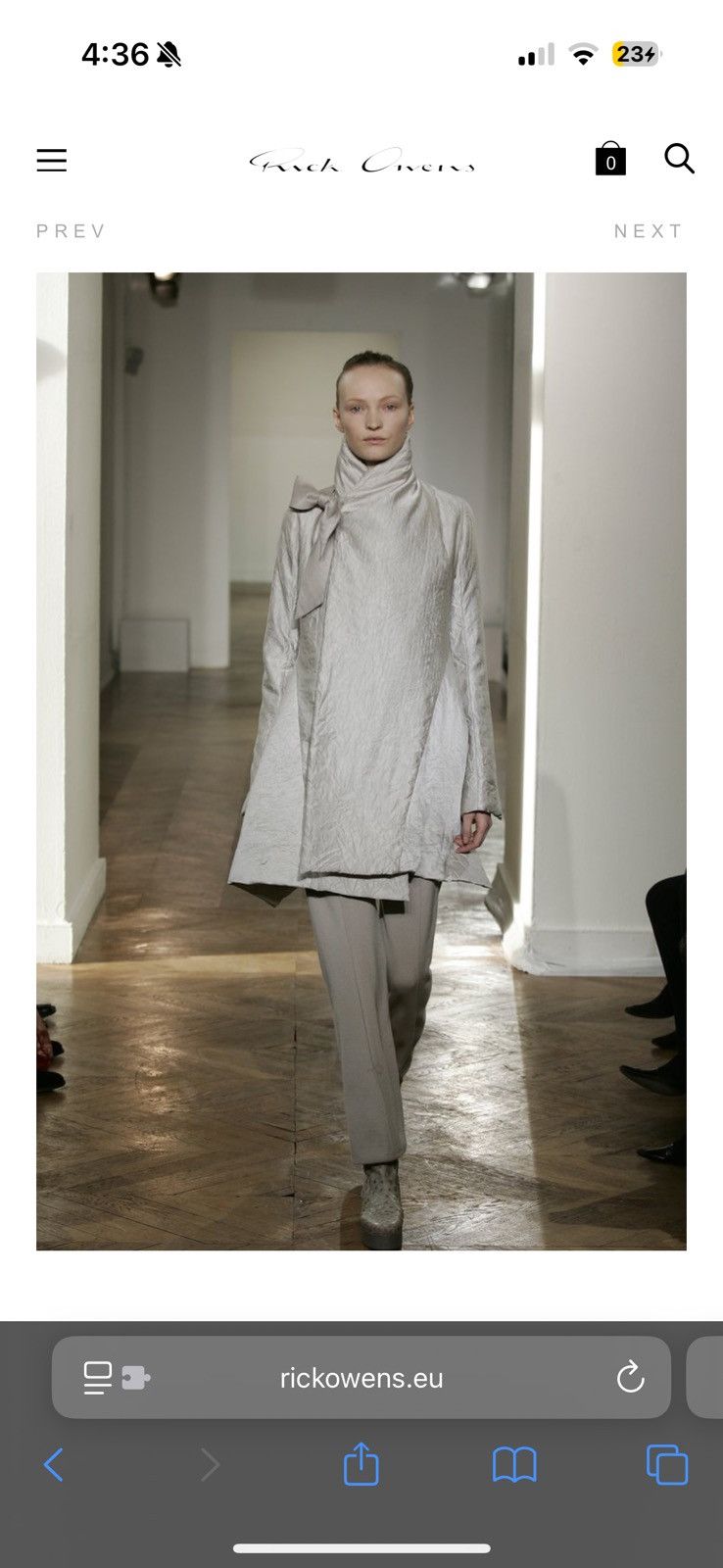 Revillon Goth Revillon by Rick Owens black puffer coat w/ tie closure Size S / US 4 / IT 40 - 16 Thumbnail