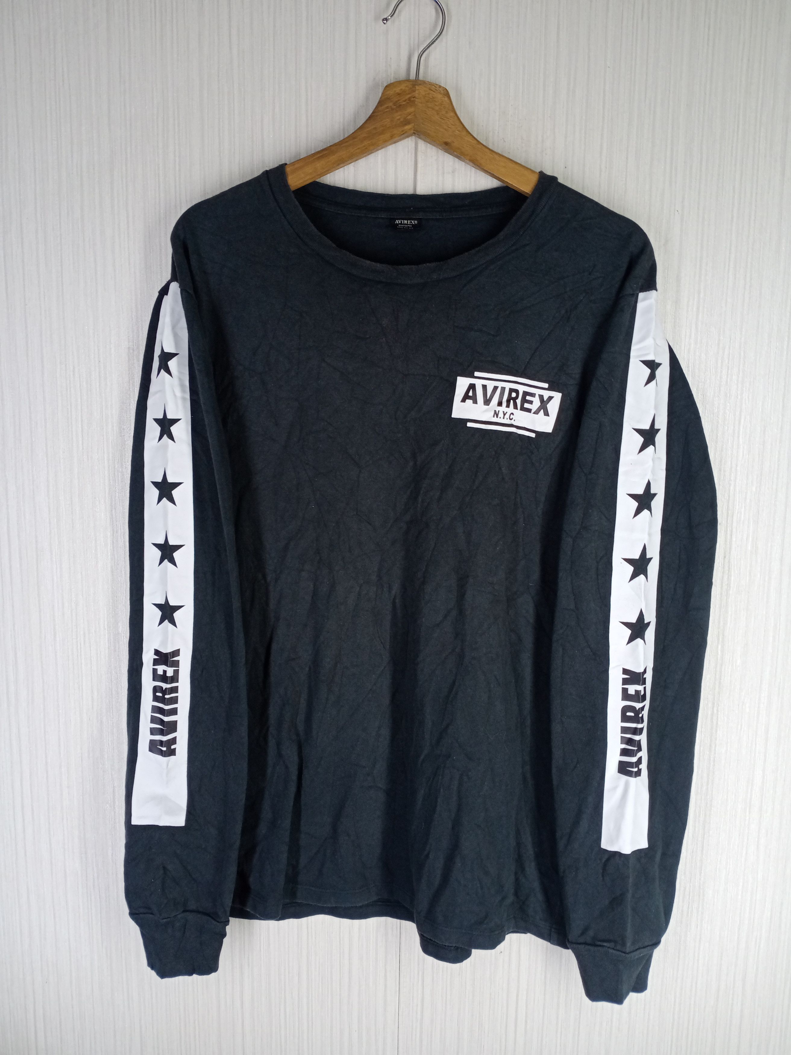 Avirex × Vintage Rare Vintage Avirex Long Sleeve Tshirt Size US XL / EU 56 / 4 - 2 Thumbnail