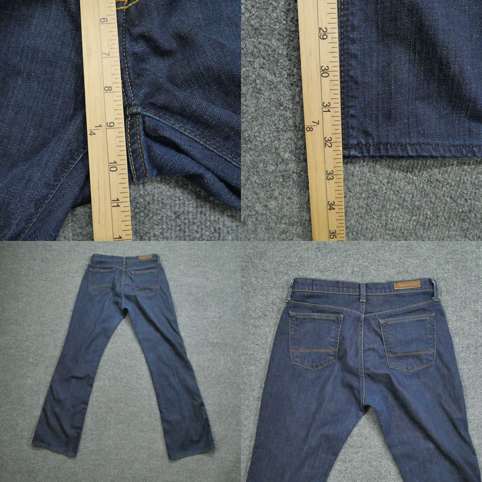 Polo Ralph Lauren Polo Ralph Lauren Jeans Womens 8 Bootcut 32x32 Blue Denim 5-Pocket Distressed Classic Vintage Ladies Pants Size 24" / US 00 / IT 34 - 8 Thumbnail