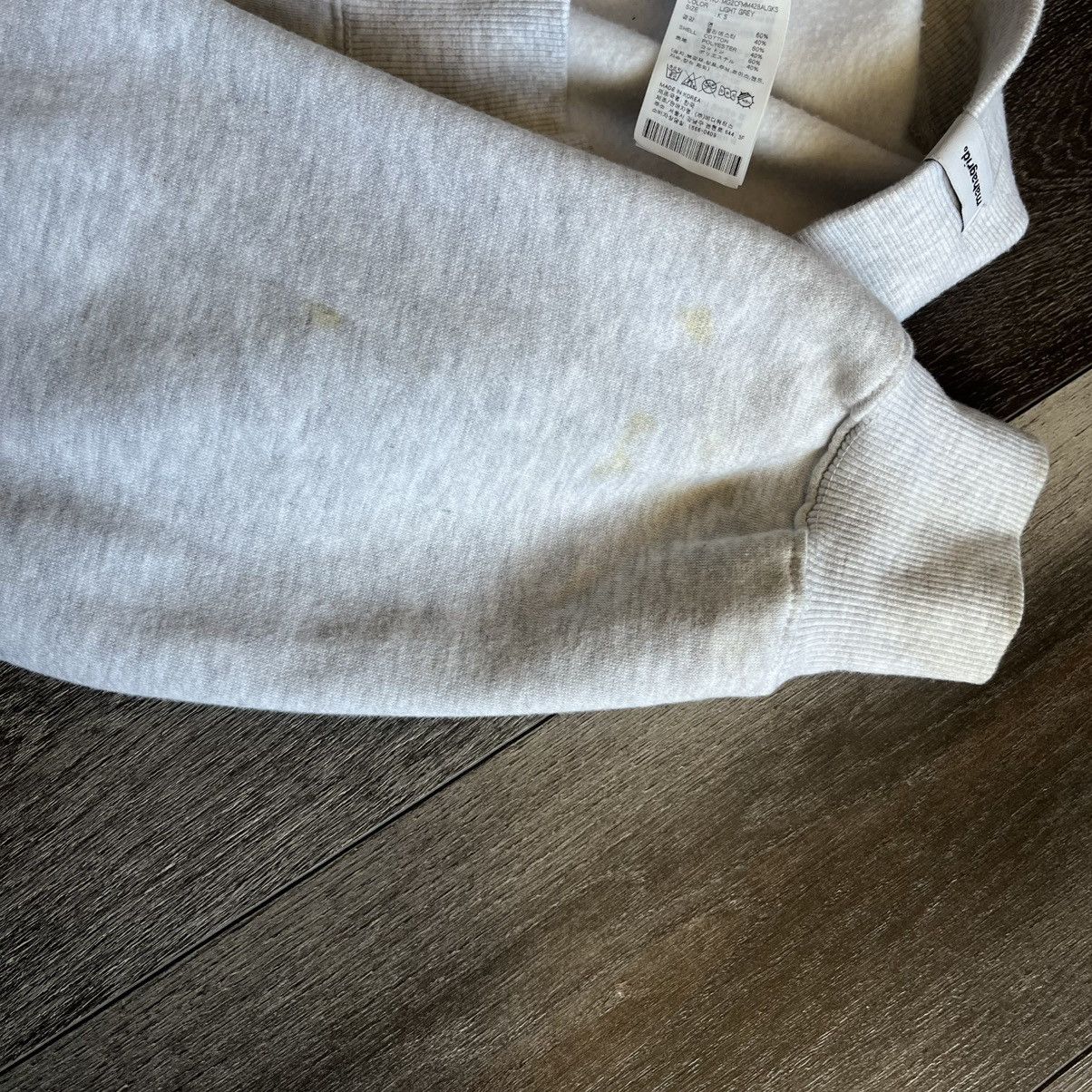 Japanese Brand Mahagrid Applique Stitched Logo Zip Up Hoodie Heather Grey Size US S / EU 44-46 / 1 - 9 Thumbnail