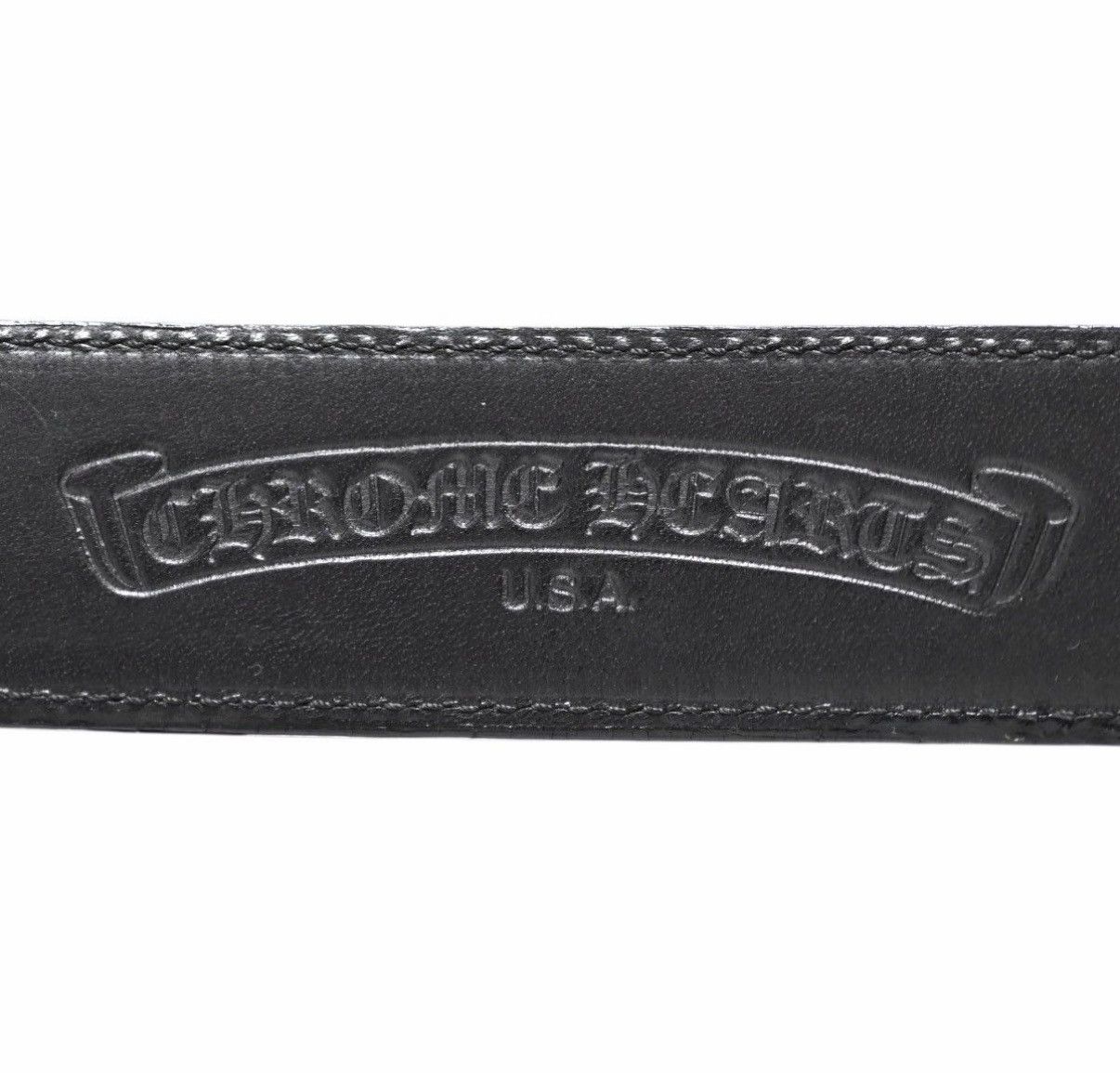 Chrome Hearts 36inch Chrome Hearts Roller Leather Belt 1.5 Size ONE SIZE - 8 Thumbnail