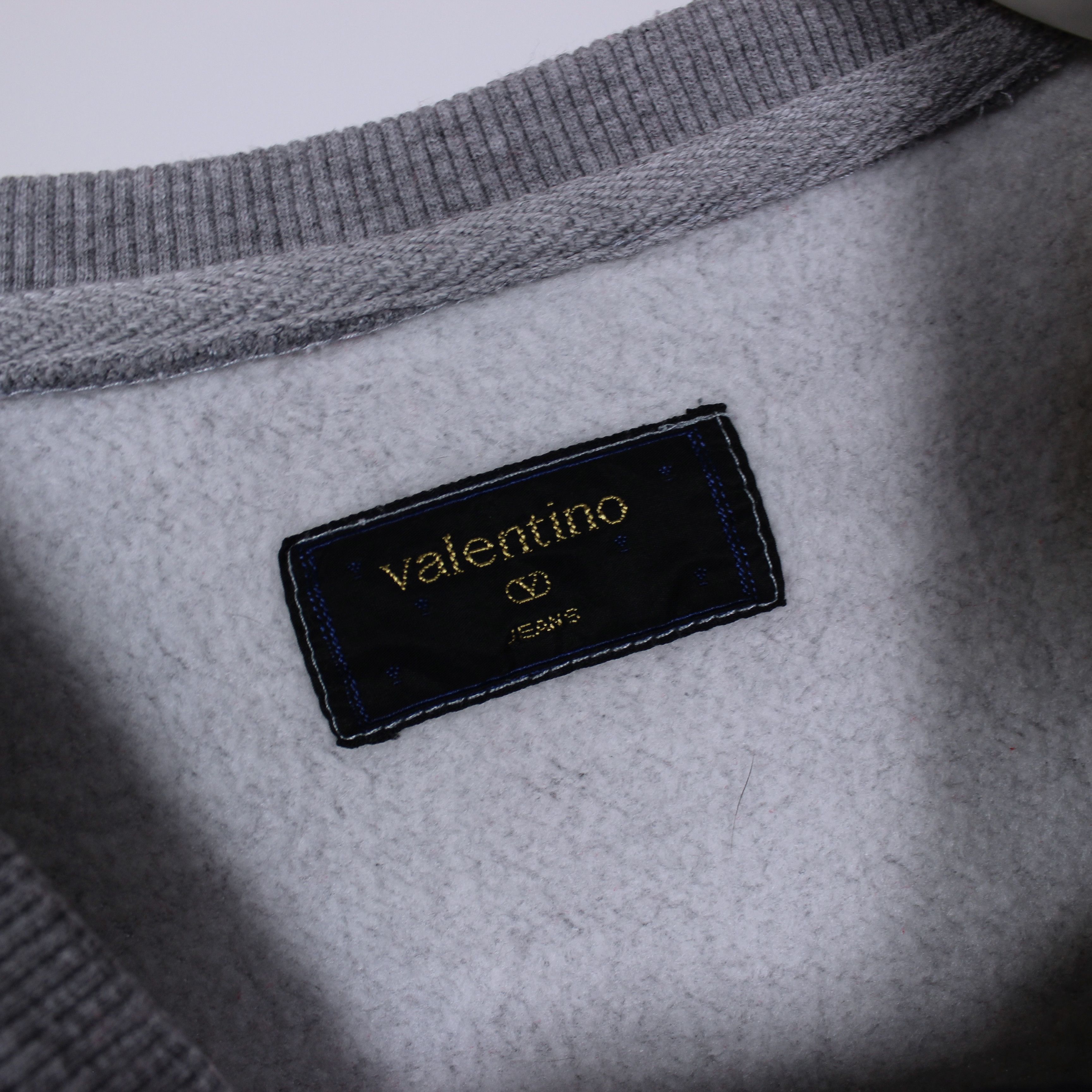 Valentino Valentino sweatshirt vintage Centr logo S M gray Size US M / EU 48-50 / 2 - 10 Thumbnail