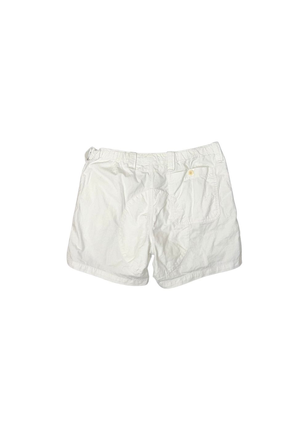 Vtg PRL Sportswear Cotton Shorts White Military Yacht Size M image 2