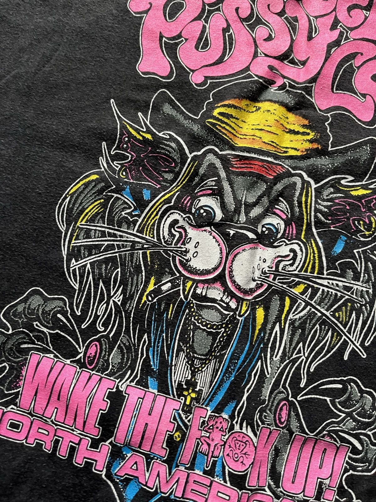 Vintage VERY RARE 1990 Faster Pussycat Tour T-Shirt Size US XS / EU 42 / 0 - 9 Thumbnail