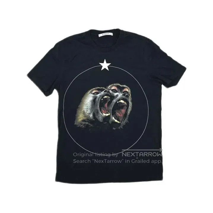 Givenchy Givenchy Roaring Double Monkey Print Short-Sleeve T-Shirt. Size US L / EU 52-54 / 3 - 2 Thumbnail