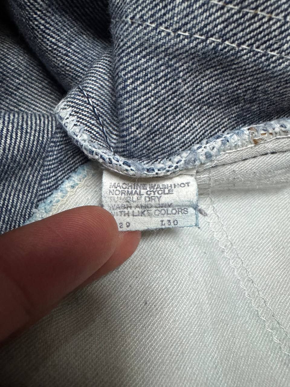 Levi's 💥Rare💥Vintage Levi's 80's Orang Tab Stoned Washed Size US 27 - 8 Thumbnail