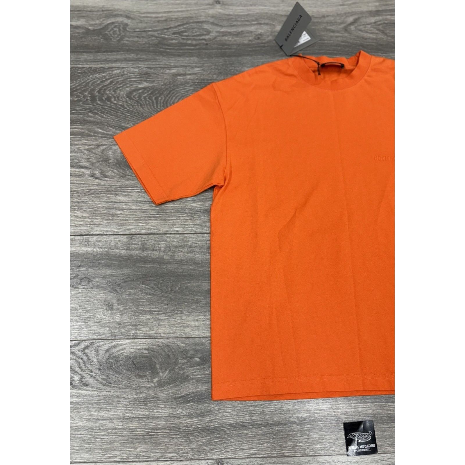 Balenciaga Balenciaga Casual T-Shirt ' Fluorescent Orange ' | NEW! Size US XXS / EU 40 - 3 Thumbnail