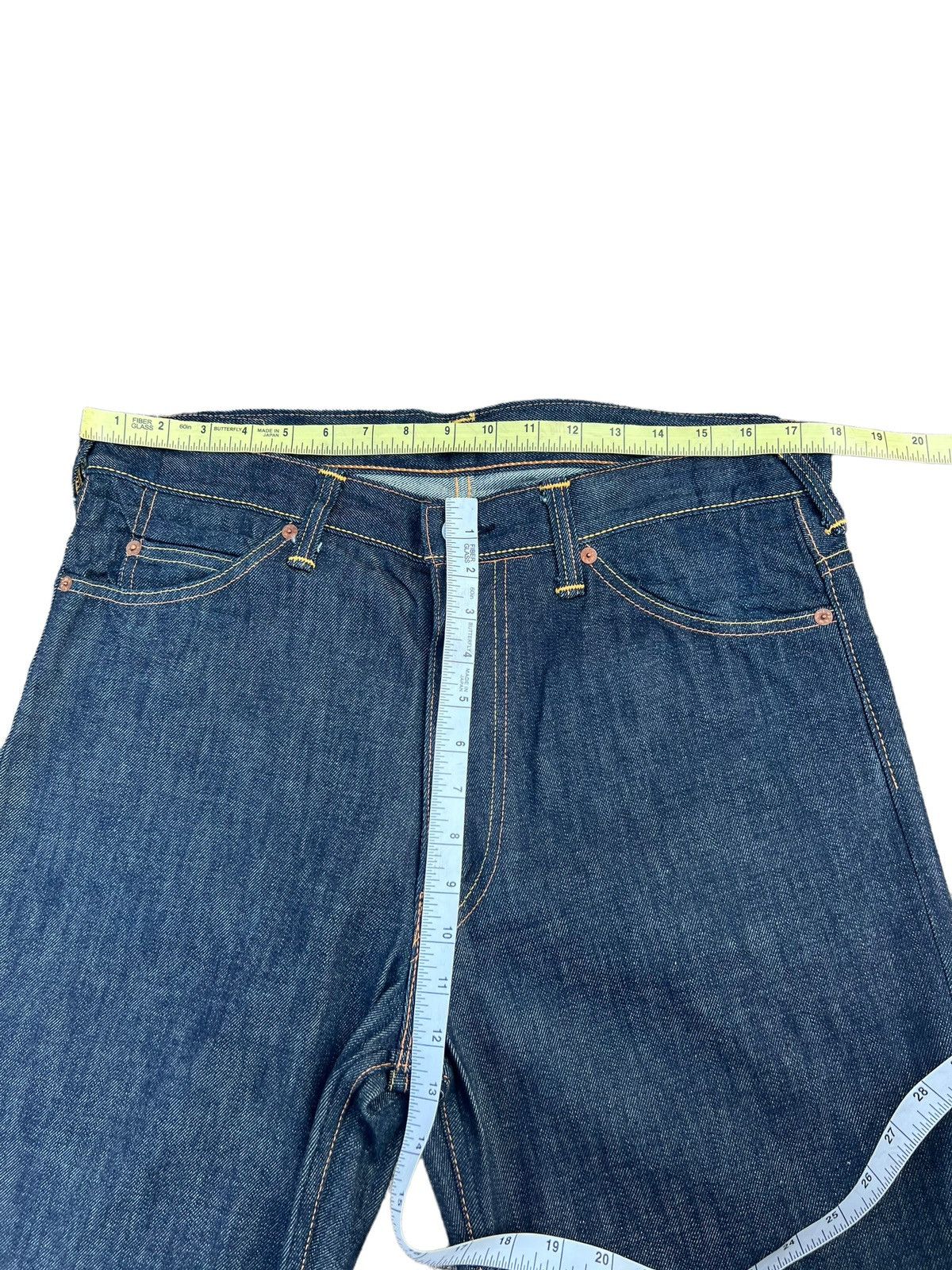 Evisu RARE!!! Vintage Evisu Japan Dark Blue Denim Flare Jeans Size US 34 / EU 50 - 3 Thumbnail