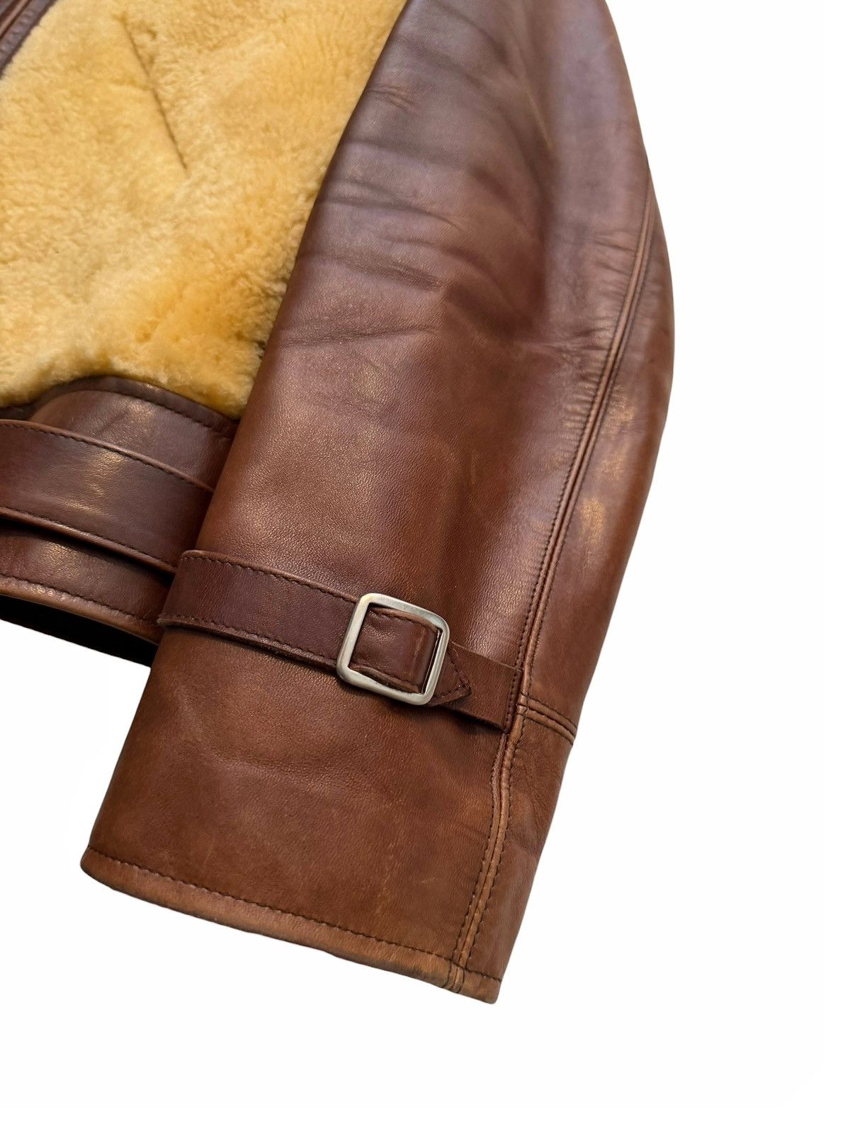 Toyo Enterprises 1930’s Laskinlamb Horsehide Re-edition Grizzly Sherpa Jacket Size US M / EU 48-50 / 2 - 7 Thumbnail