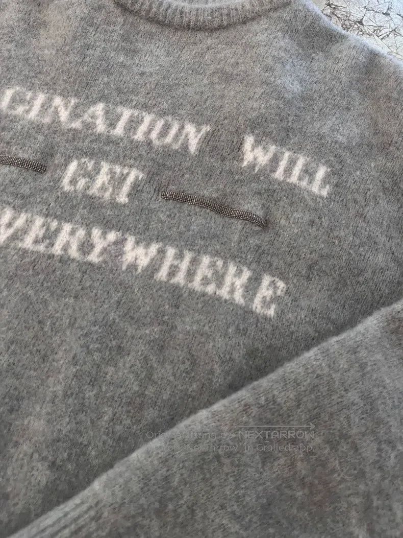 Brunello Cucinelli Brunello Cucinelli Mohair Knit Pullover Sweater Size S / US 4 / IT 40 - 2 Thumbnail