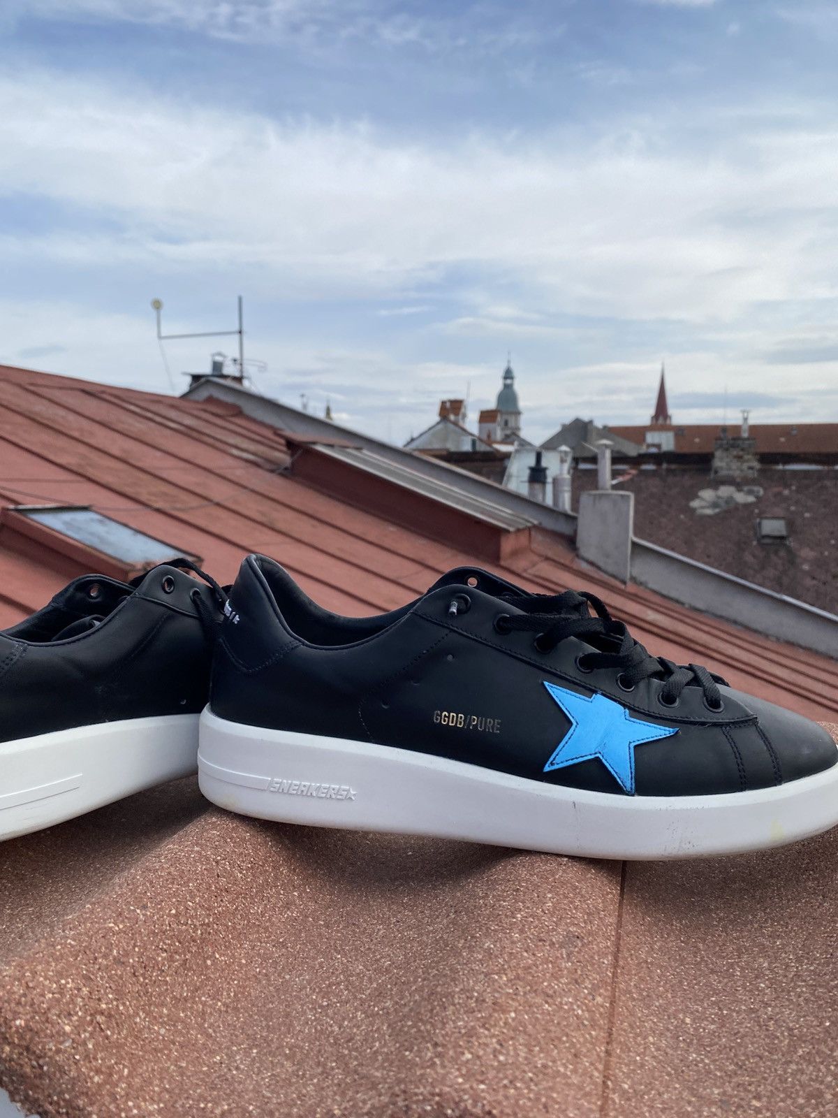 Golden Goose Golden Goose Pure-Star Size US 11.5 / EU 44-45 - 4 Thumbnail