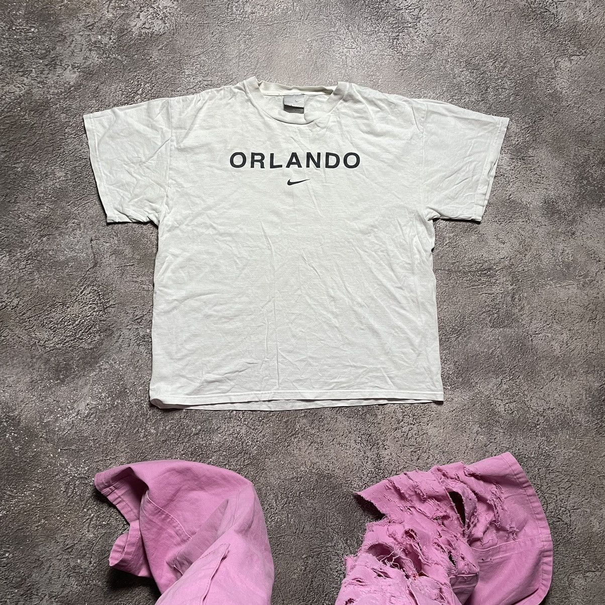 Vintage Vintage 90s Orlando Sun Faded Graphic Tee Cream Oversized L Size US L / EU 52-54 / 3 - 1 Thumbnail