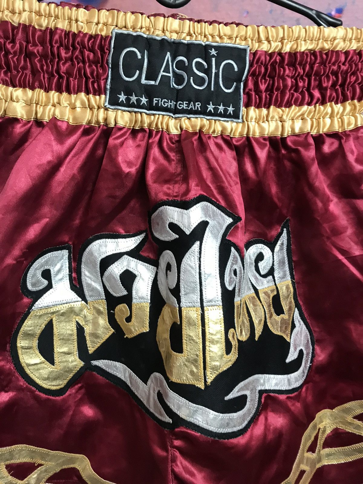 Vintage Vintage Thai boxing MMA fight shorts Size US 34 / EU 50 - 3 Thumbnail