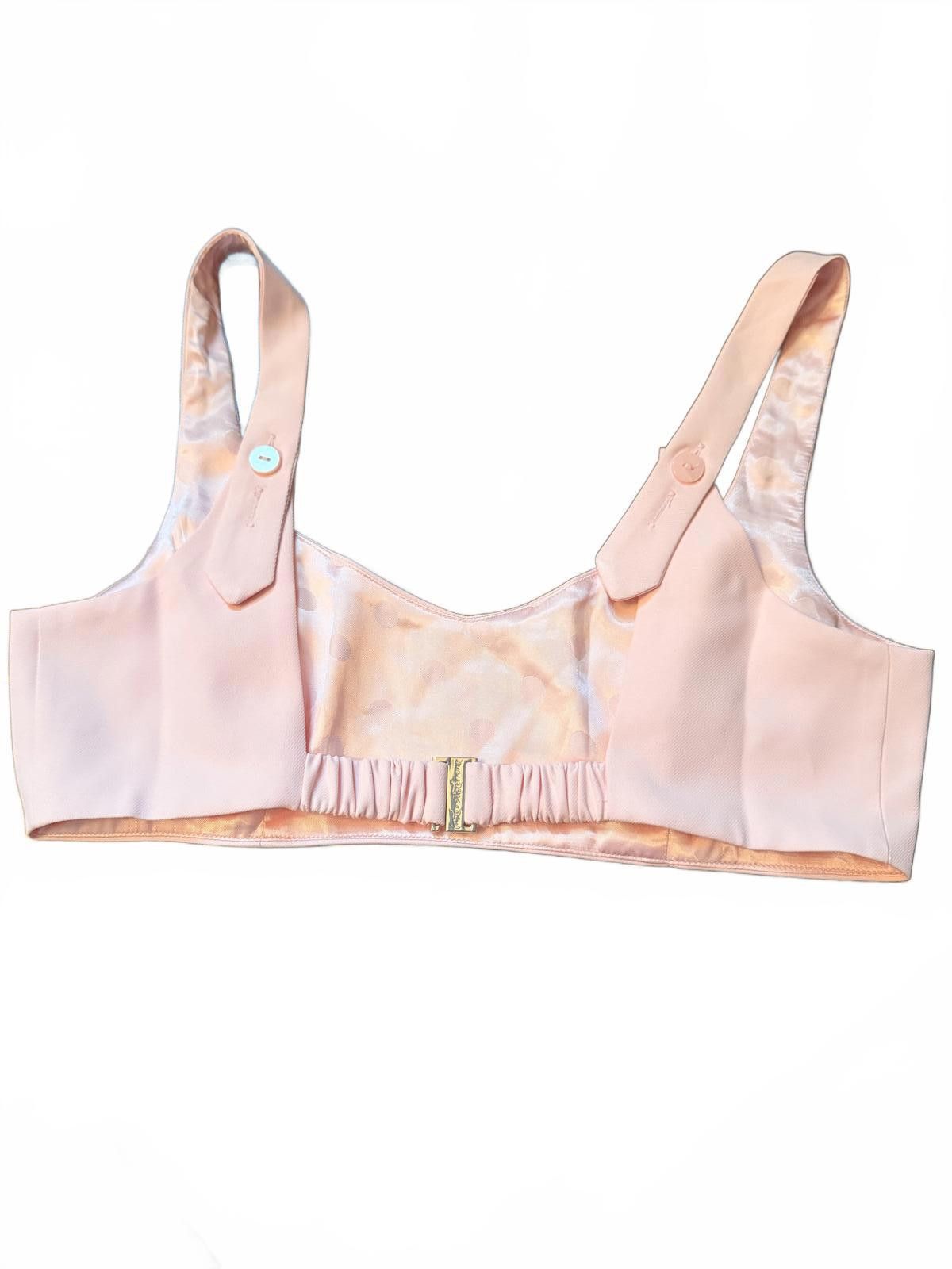 Other For Love & Lemons Light Pink Crop Top Bralette Size L / US 10 / IT 46 - 3 Thumbnail