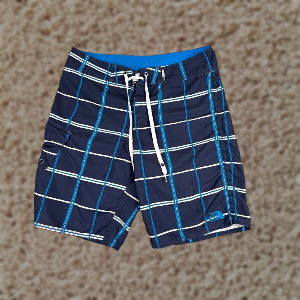 The North Face The North Face Swim Trunks Mens 34 Blue Polyester Zipper Pocket Board Shorts 11" Size US 34 / EU 50 - 1 Thumbnail