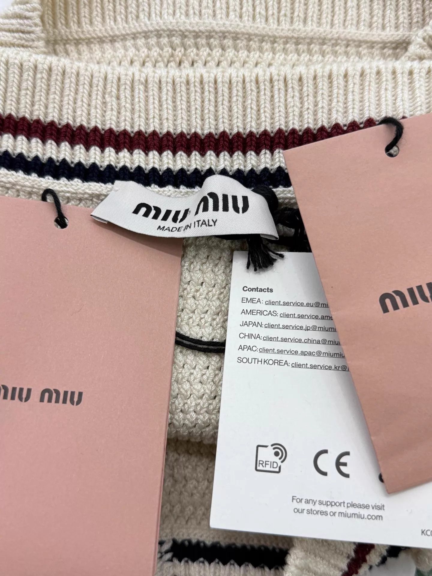 Miu Miu MIU MIU Knit Cami Top Size 38 New Size XS / US 0-2 / IT 36-38 - 5 Thumbnail