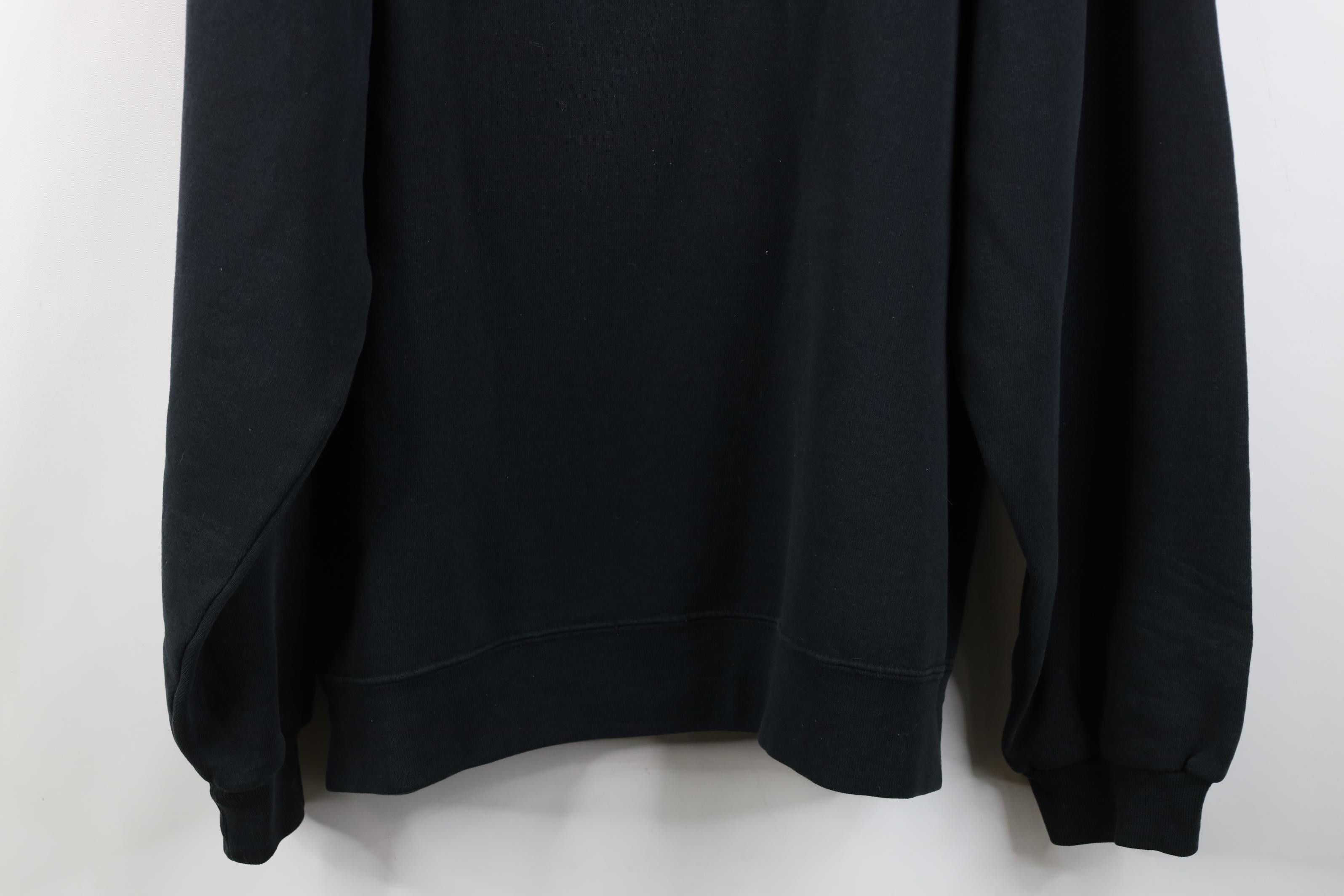 Russell Athletic Vintage 90s Russell Athletic Blank Crewneck Sweatshirt Black Size US XXL / EU 58 / 5 - 13 Thumbnail