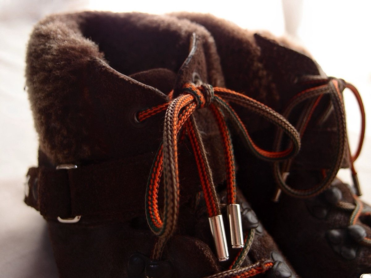 Santoni Santoni Suede Hiking Boots with Real Fur Collar Size US 7.5 / EU 40-41 - 7 Thumbnail