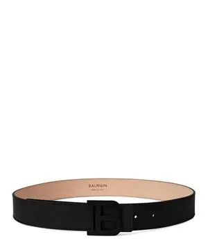 Balmain o1g2r1mq1024 Size: 95 Logo Belts in Black Size 36 - 1 Thumbnail