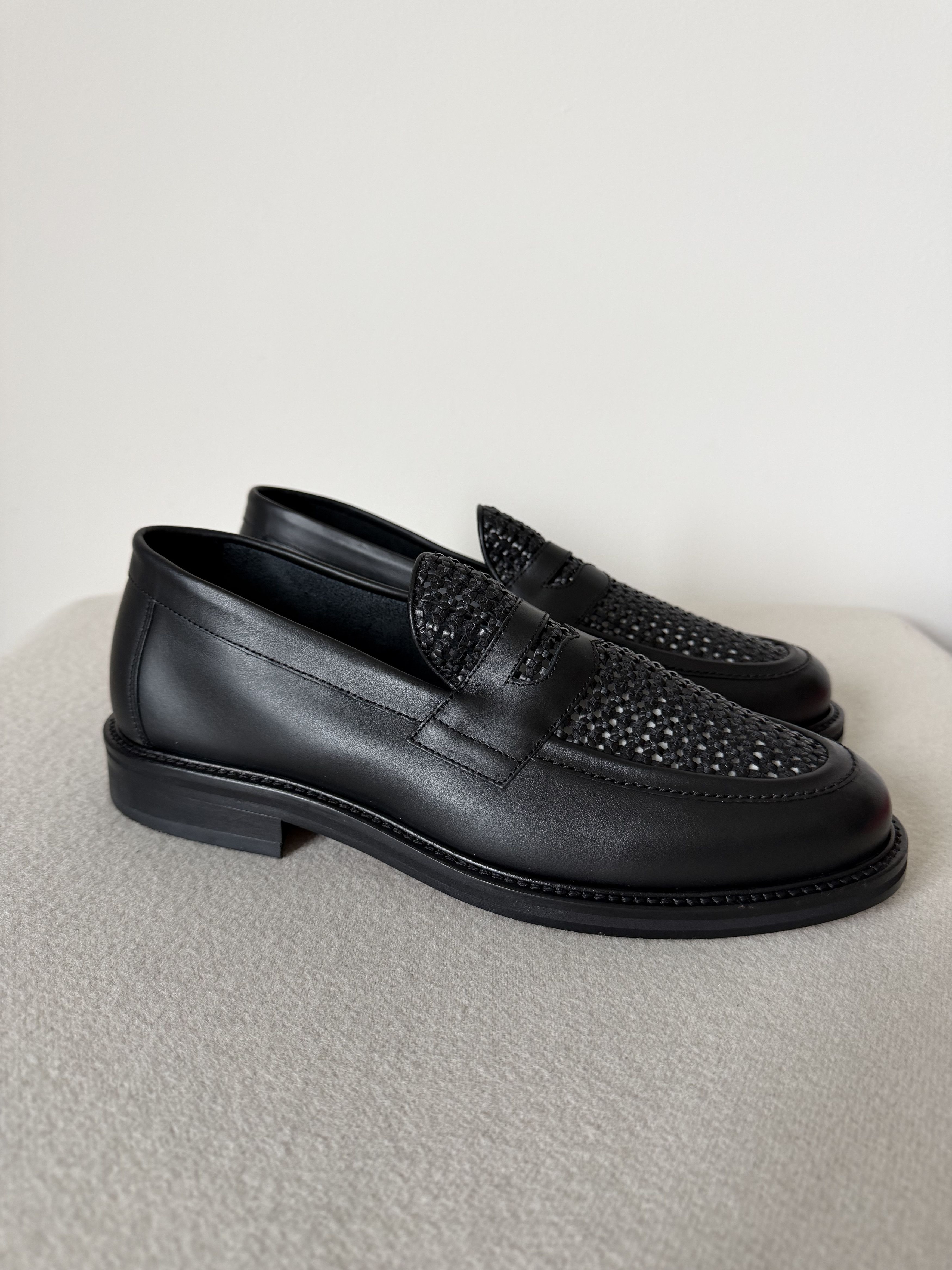 aime leon dore Taverna Loafer black 黒 Pre-owned Aimé Leon Dore Taverna Loafers Size 10.5 In Brown | ModeSens