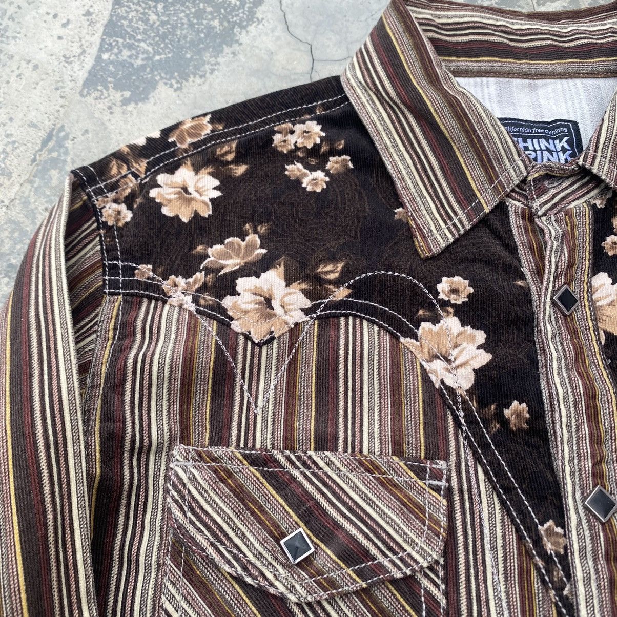 semanticdesign THINK PINK Corduroy Western Shirt Size US L / EU 52-54 / 3 - 3 Thumbnail