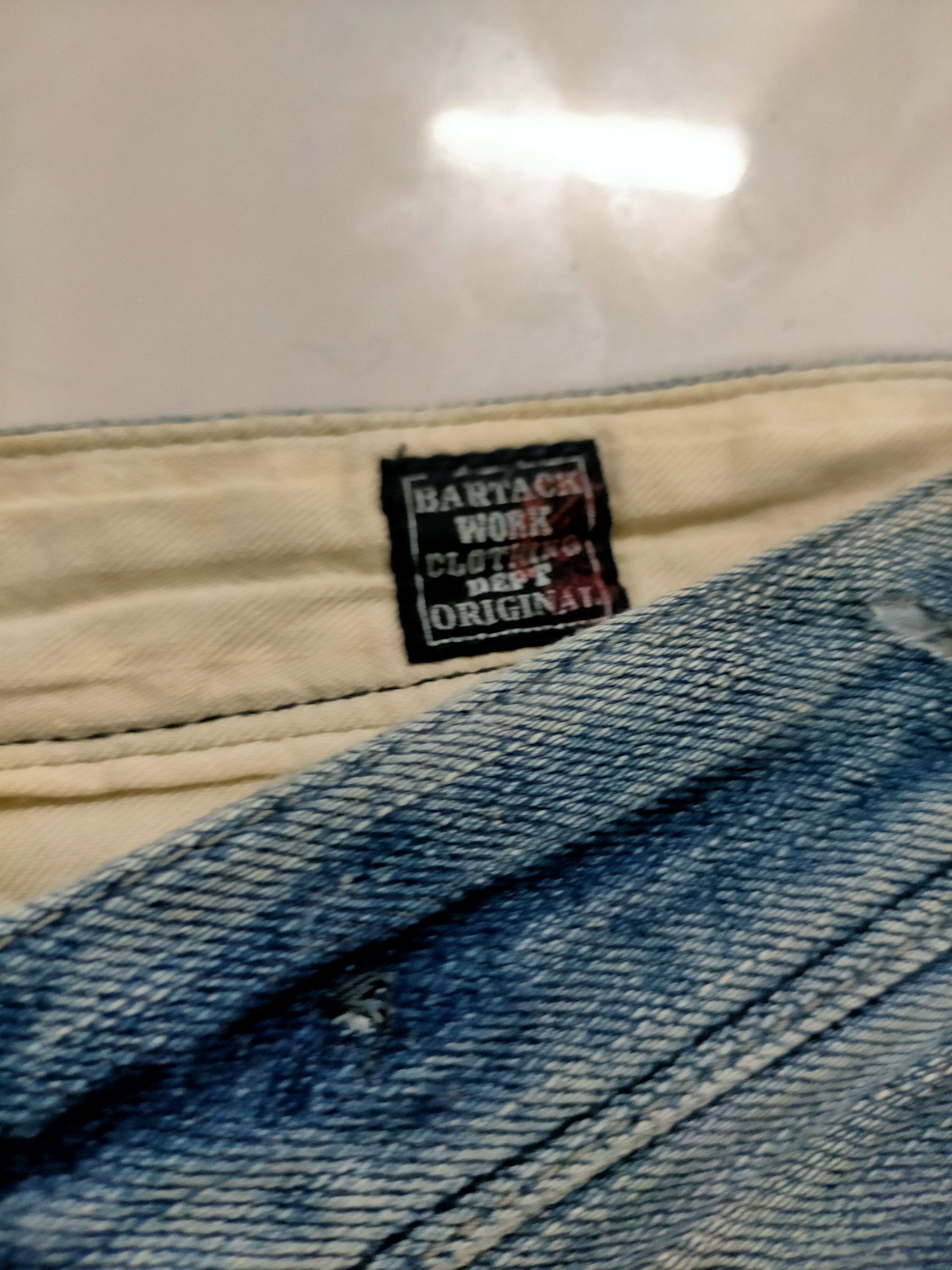 Japanese Brand × Vintage Vintage Bartack Buckle Back Selvedge Jeans Size US 33 - 9 Thumbnail